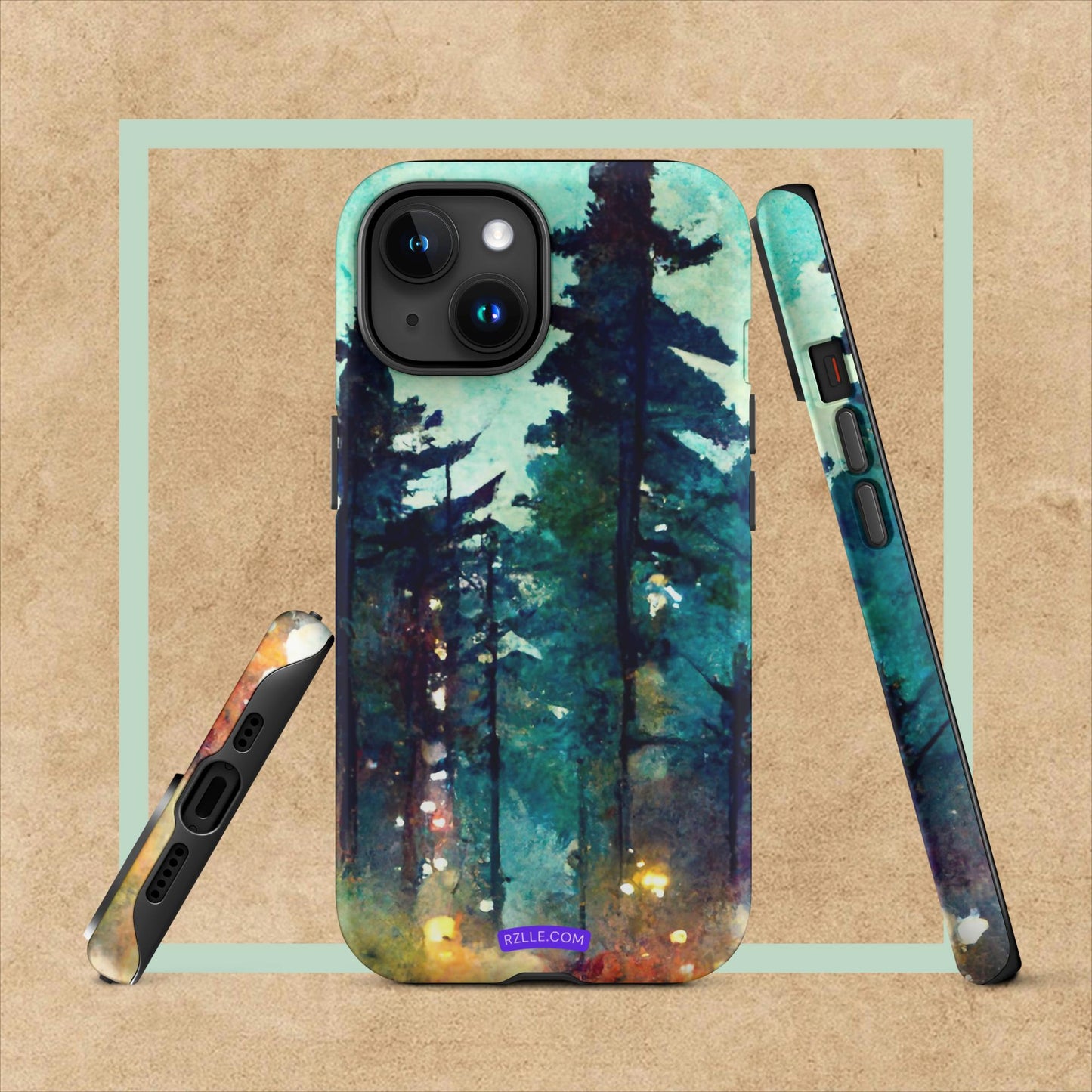 Into The Woods Watercolor Tough Case for iPhone®