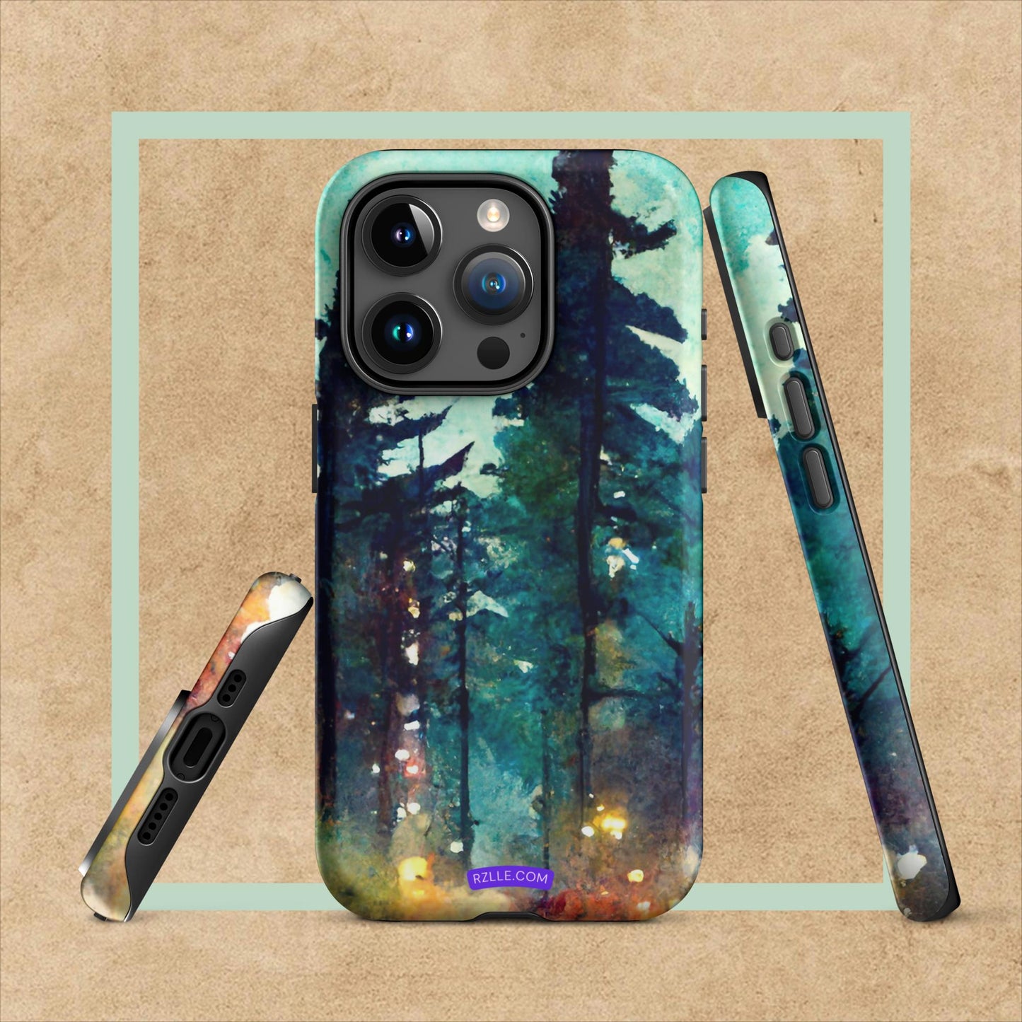 Into The Woods Watercolor Tough Case for iPhone®