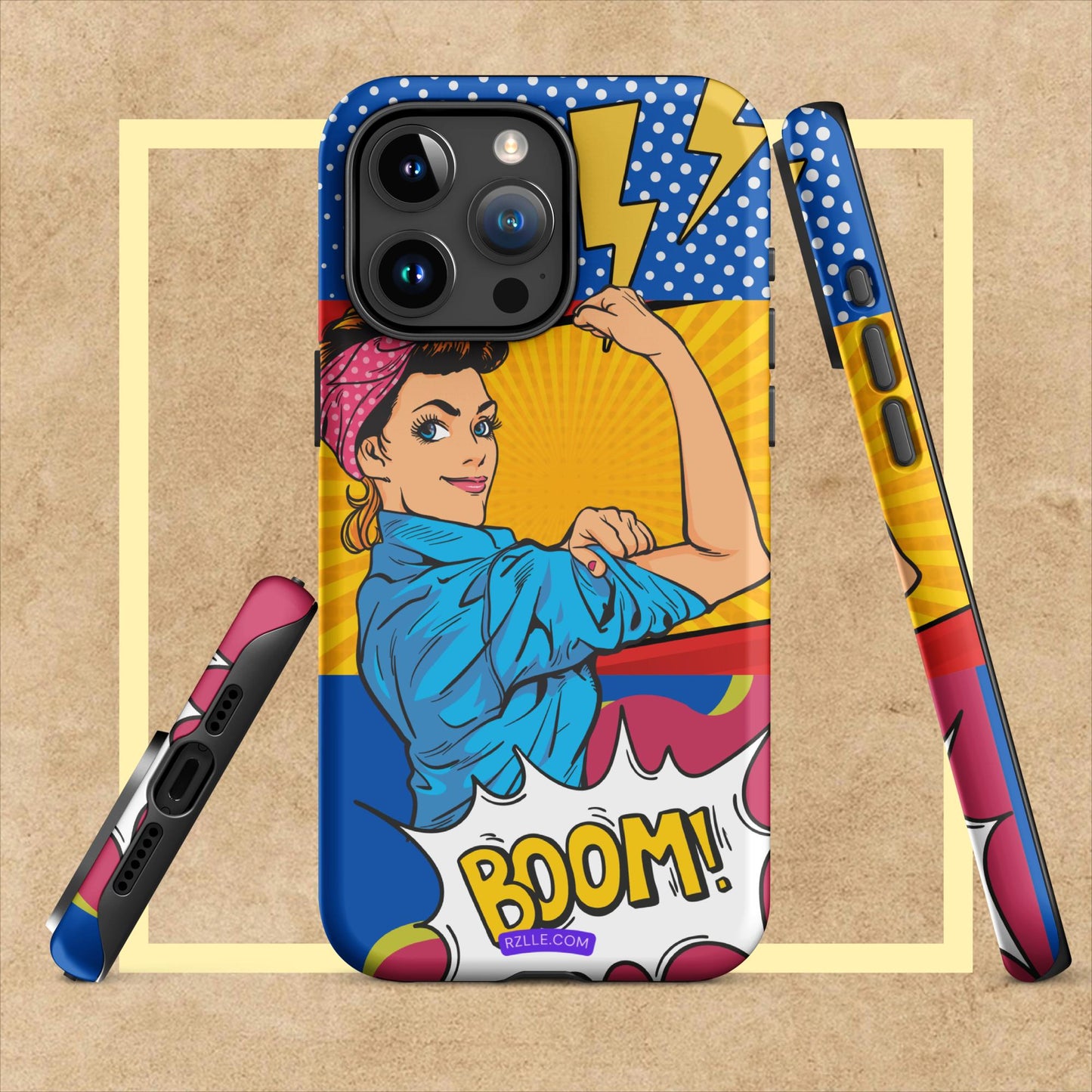 Pop Art Strong Woman Tough Case for iPhone®