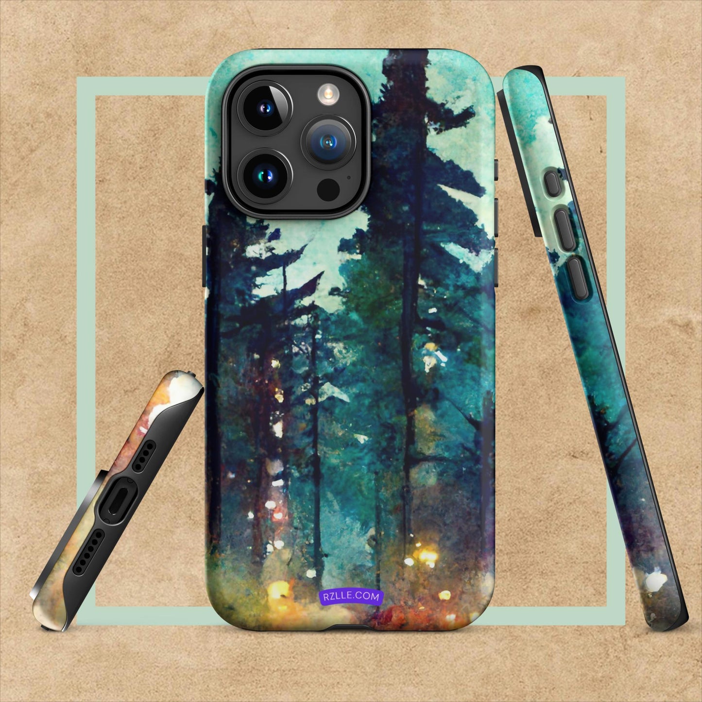 Into The Woods Watercolor Tough Case for iPhone®