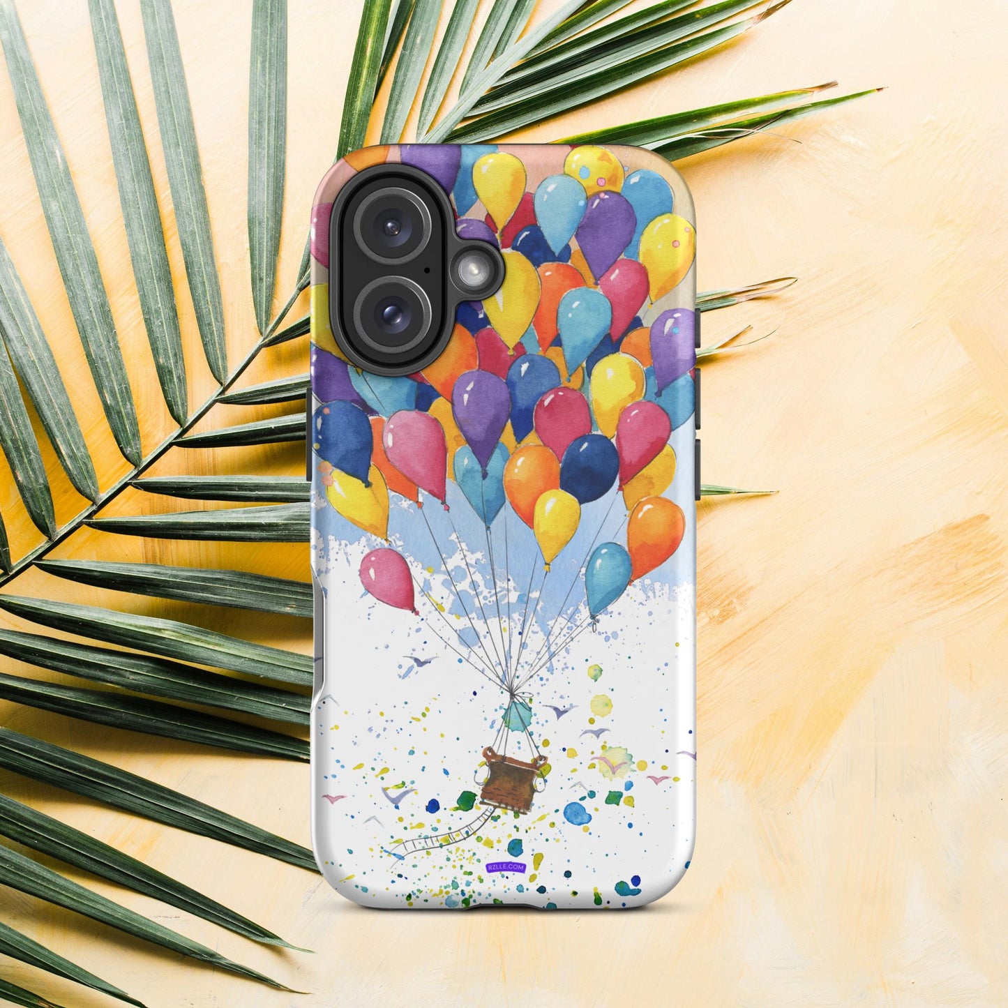 Colorful Balloons In Watercolor Tough Phone Case for iPhone®