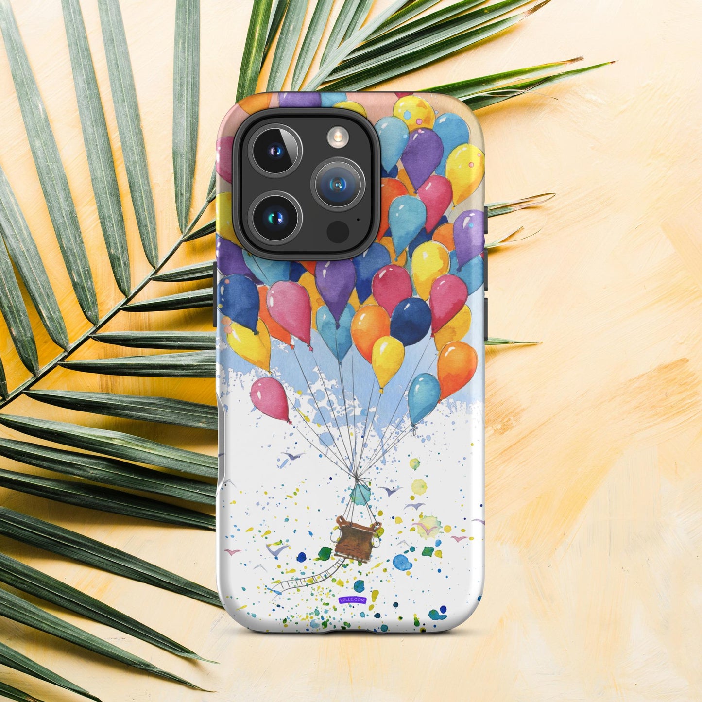 Colorful Balloons In Watercolor Tough Phone Case for iPhone®