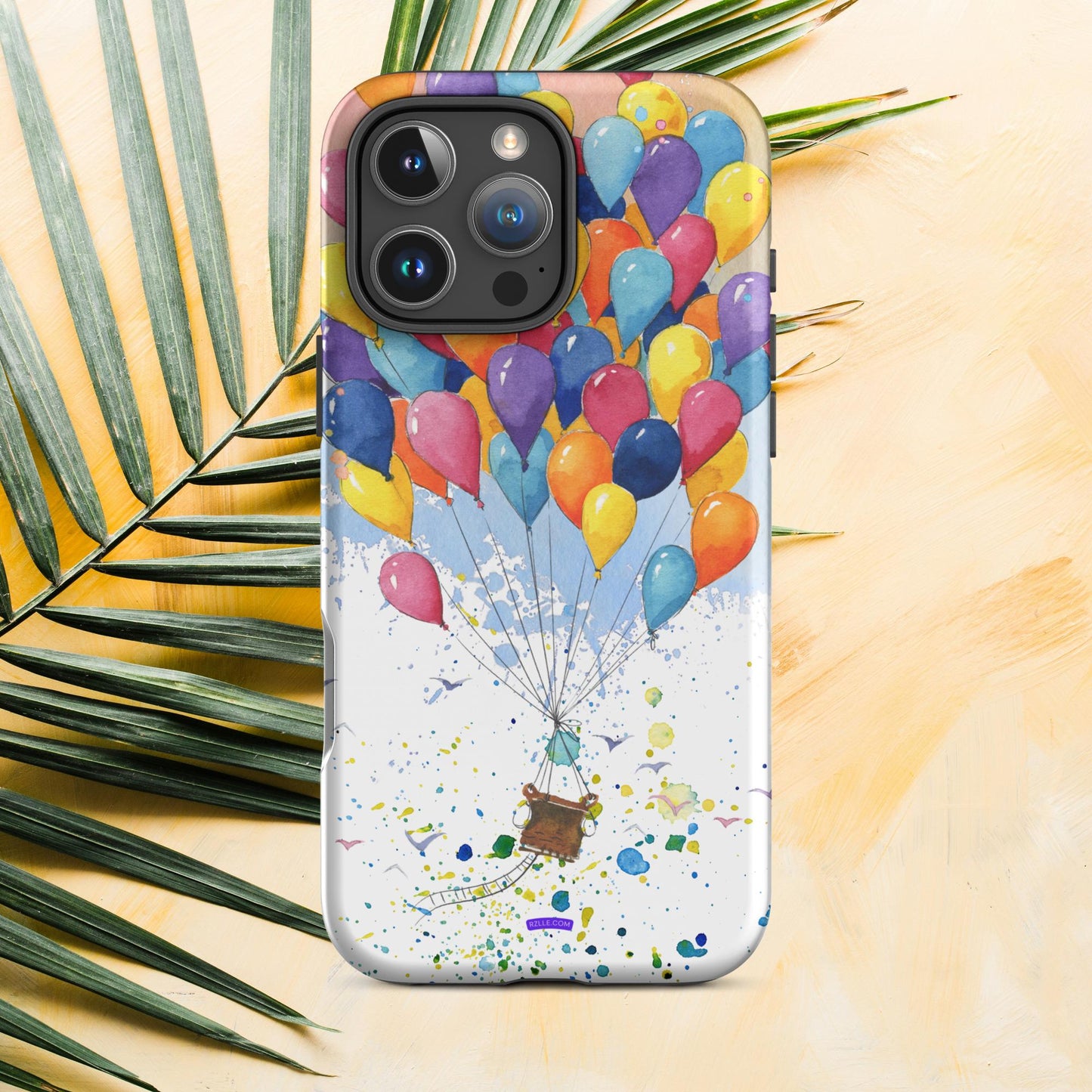 Colorful Balloons In Watercolor Tough Phone Case for iPhone®