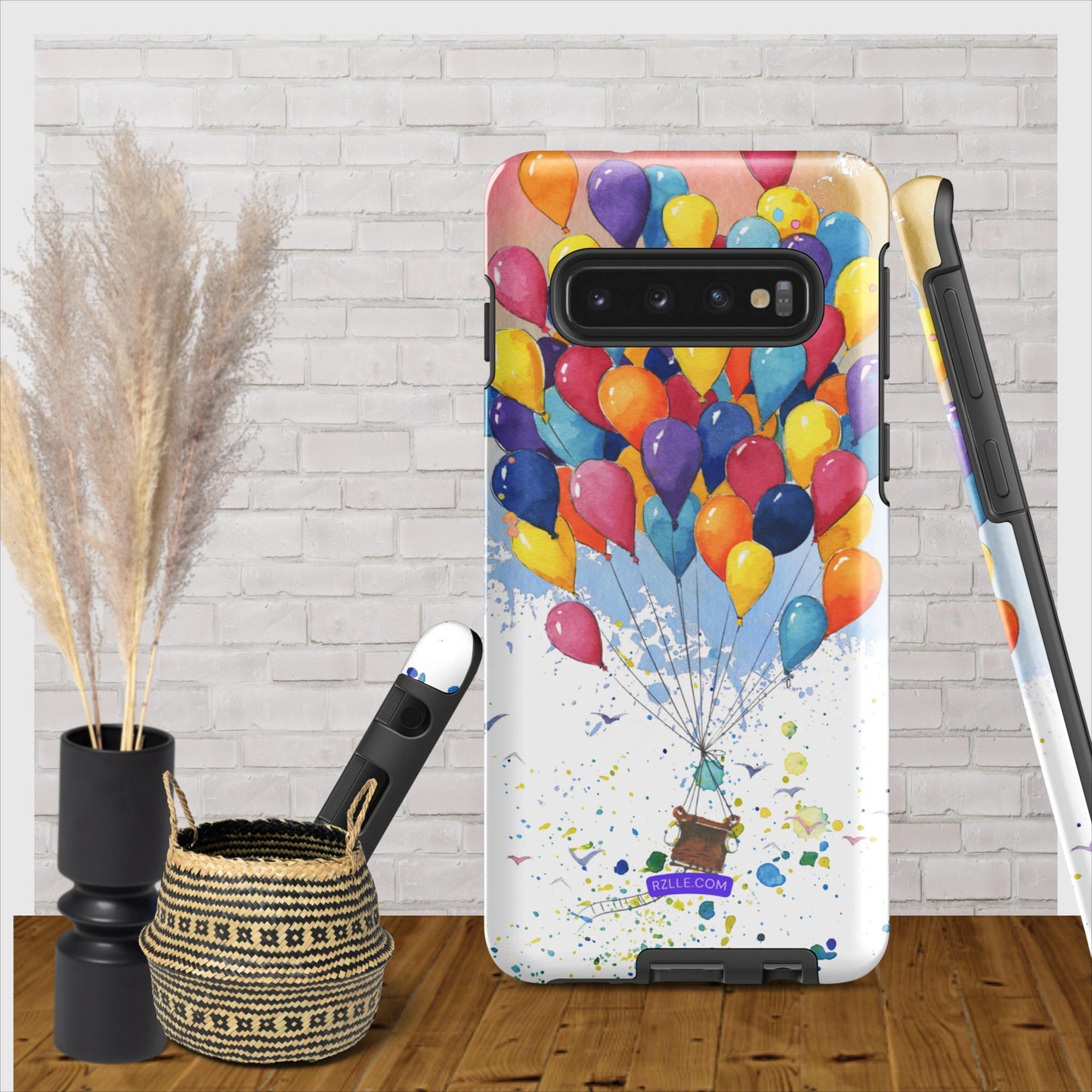 Colorful Balloons In Watercolor Samsung® Galaxy Clear Phone