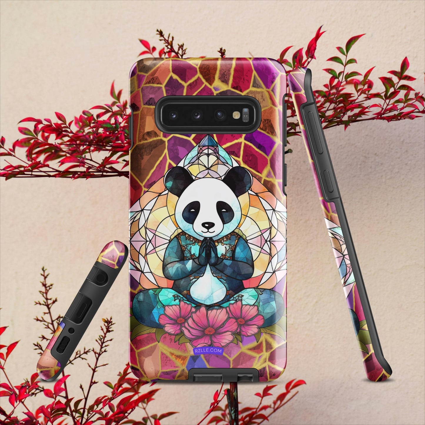 Stained Glass Zen Panda Tough case for Samsung®