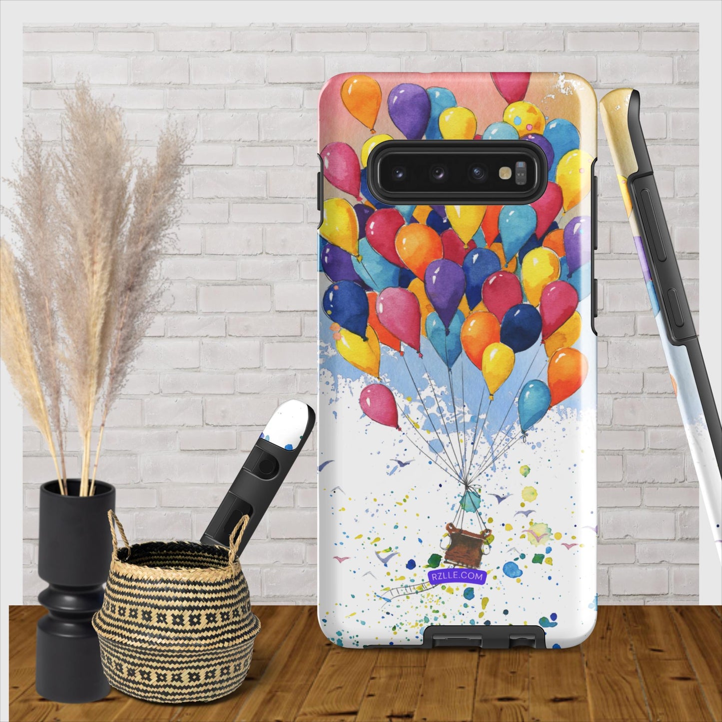 Colorful Balloons In Watercolor Samsung® Galaxy Clear Phone