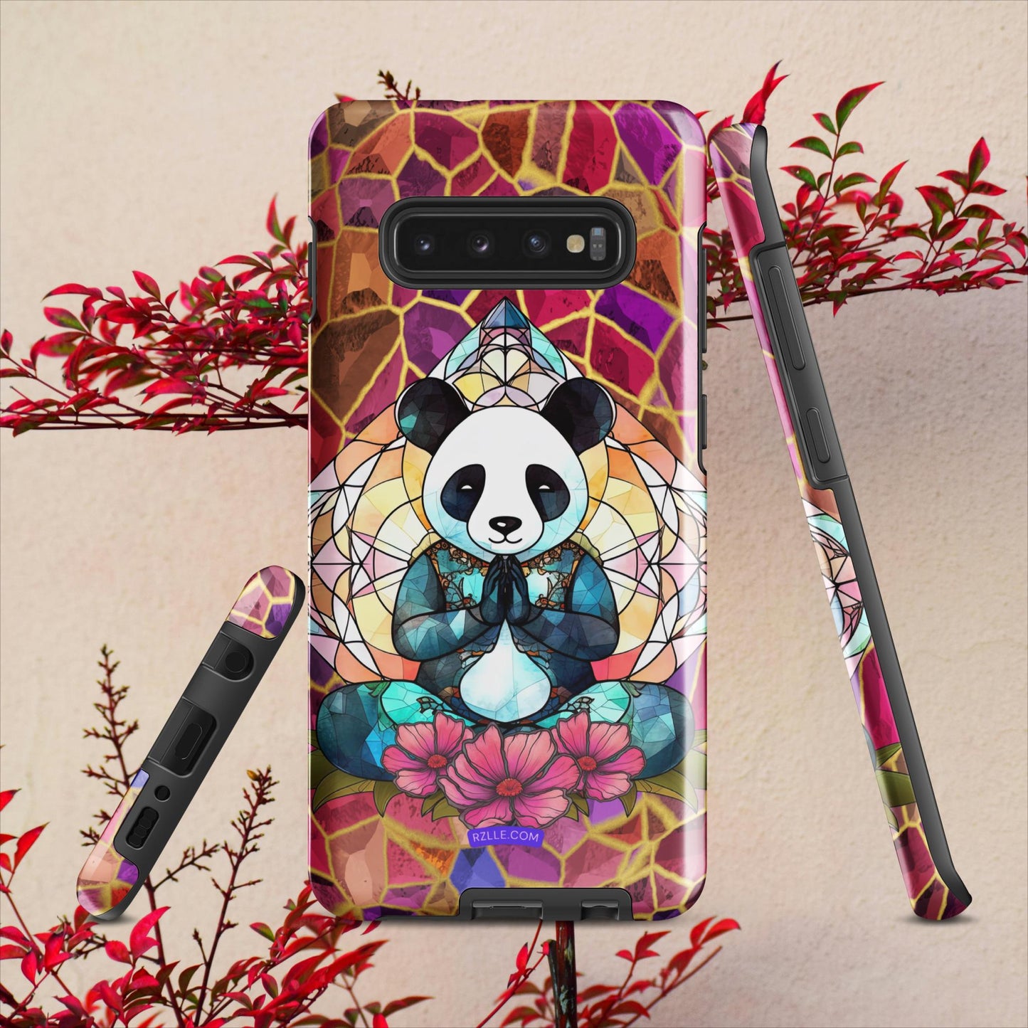 Stained Glass Zen Panda Tough case for Samsung®