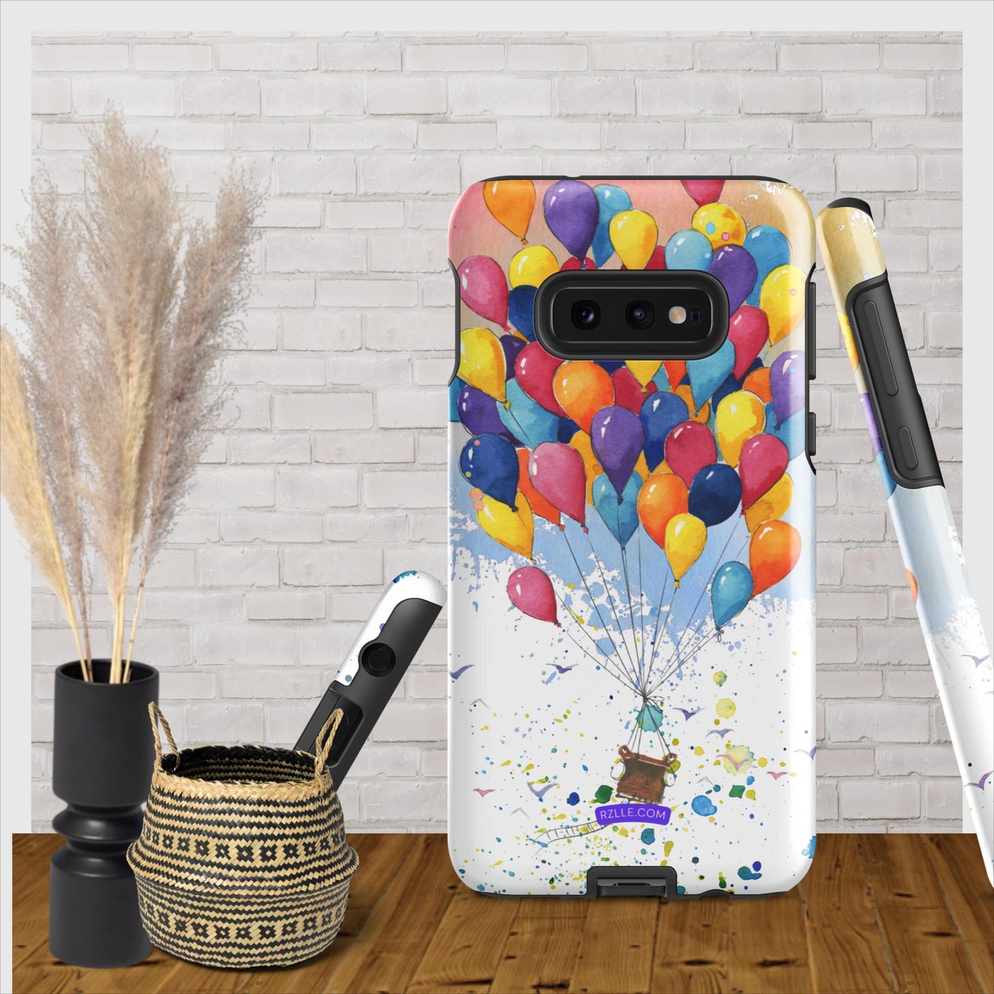 Colorful Balloons In Watercolor Samsung® Galaxy Clear Phone