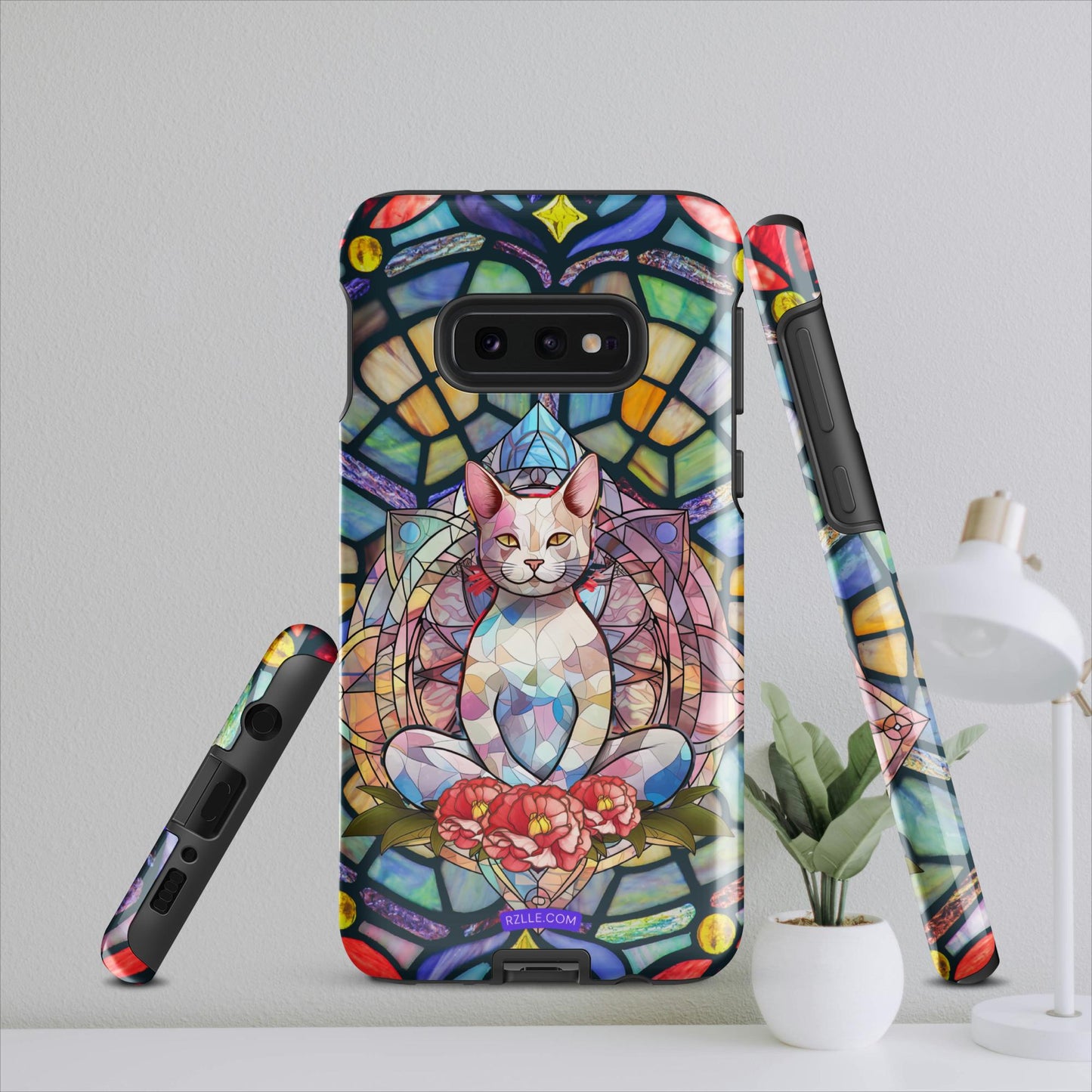 Stained Glass Zen Cat Tough case for Samsung®