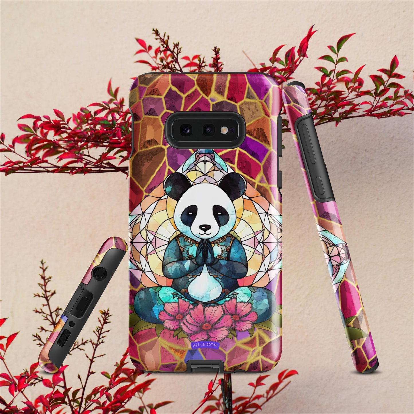 Stained Glass Zen Panda Tough case for Samsung®