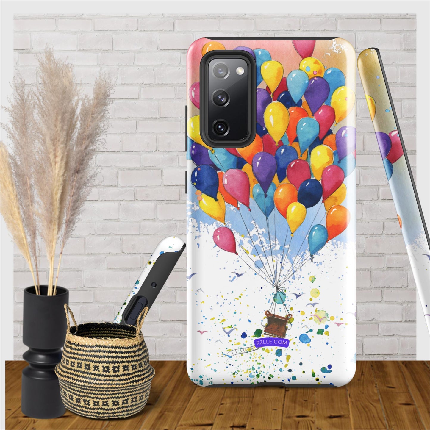 Colorful Balloons In Watercolor Samsung® Galaxy Clear Phone