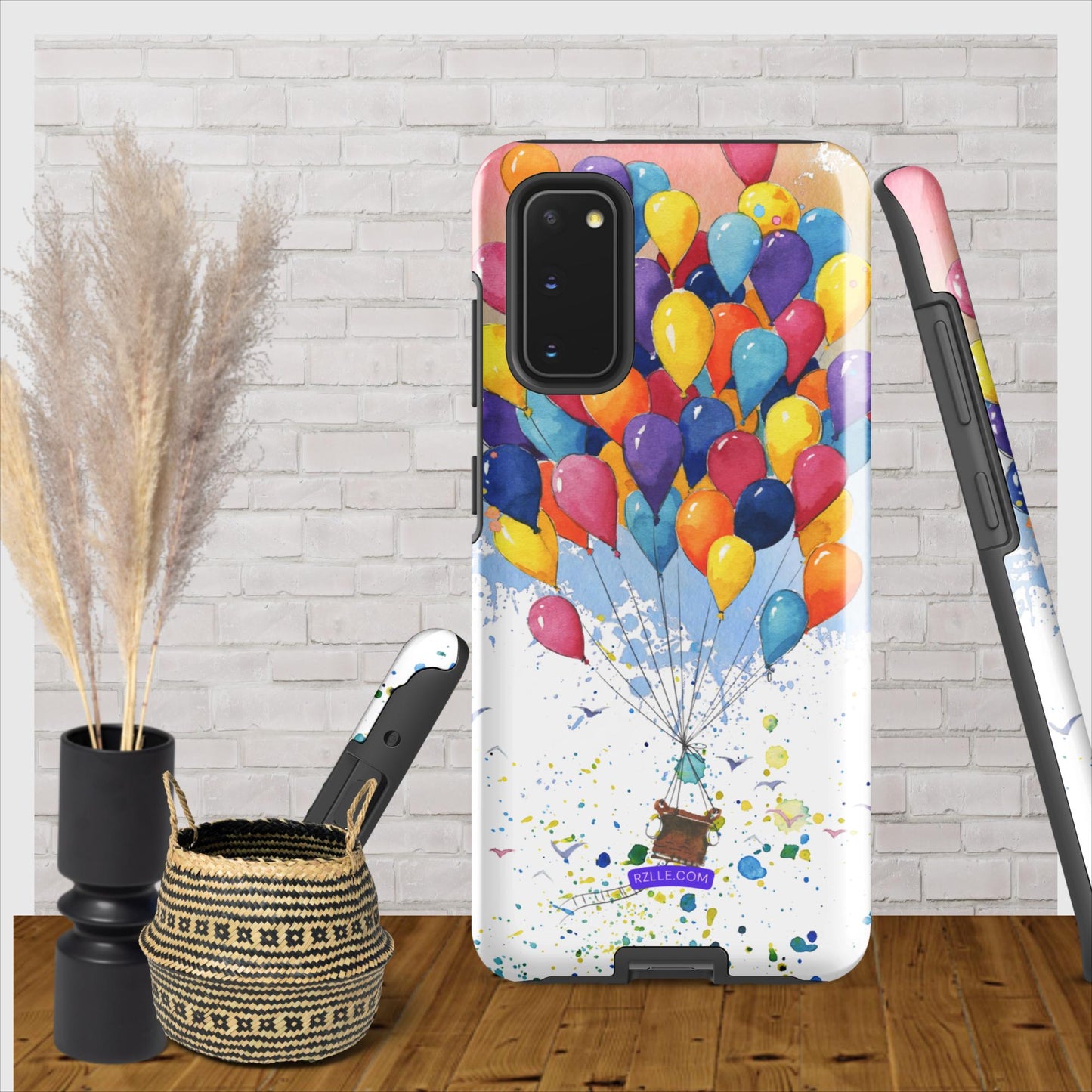 Colorful Balloons In Watercolor Samsung® Galaxy Clear Phone