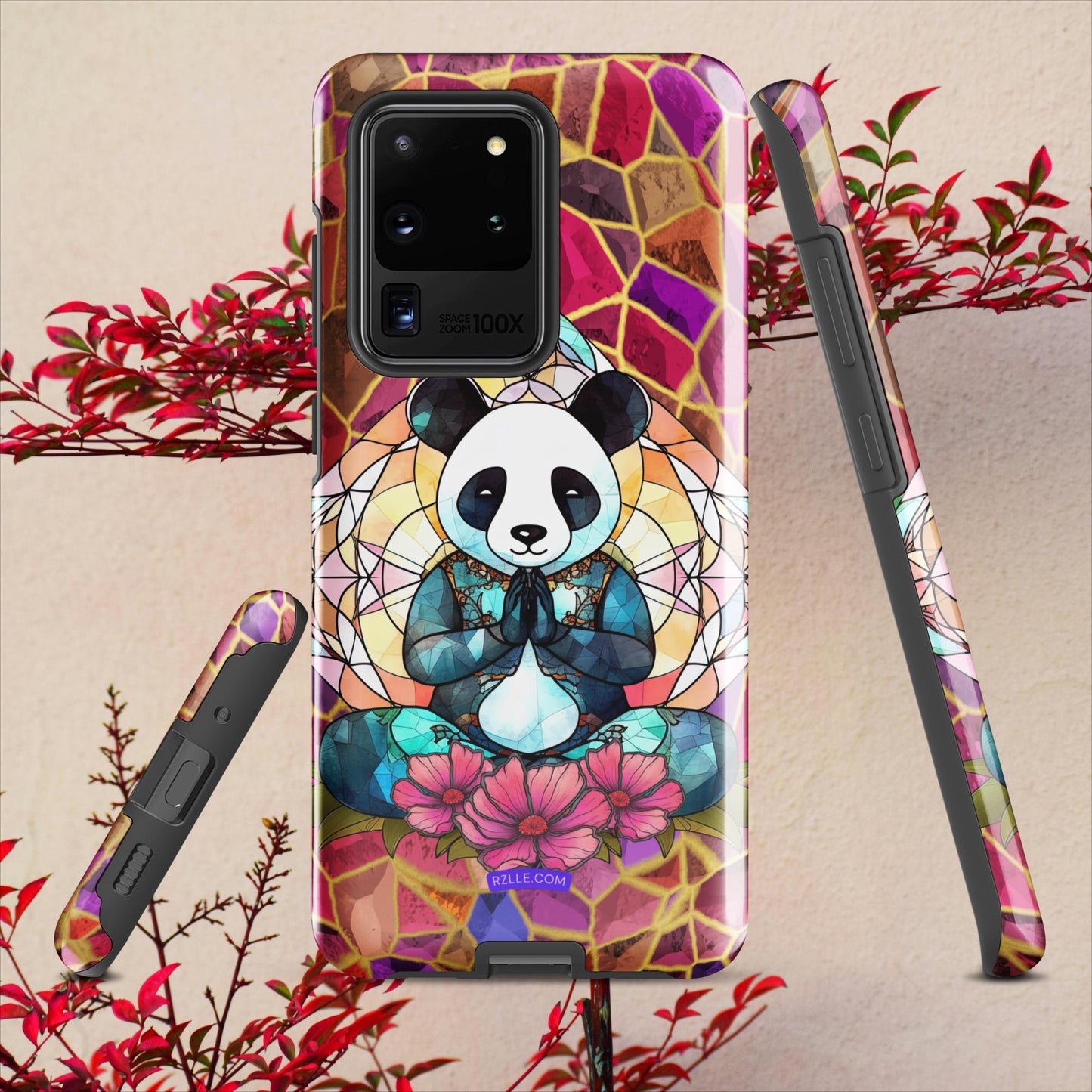 Stained Glass Zen Panda Tough case for Samsung®