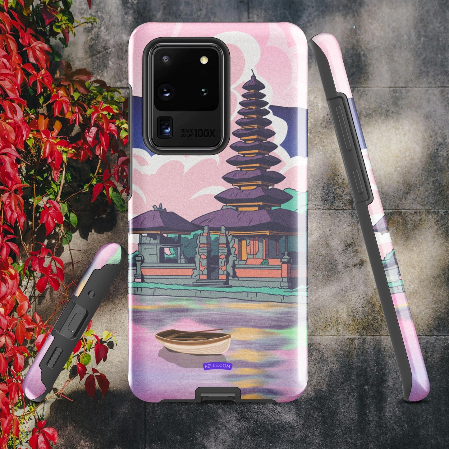 Japanese Temple In Watercolor Tough case for Samsung®