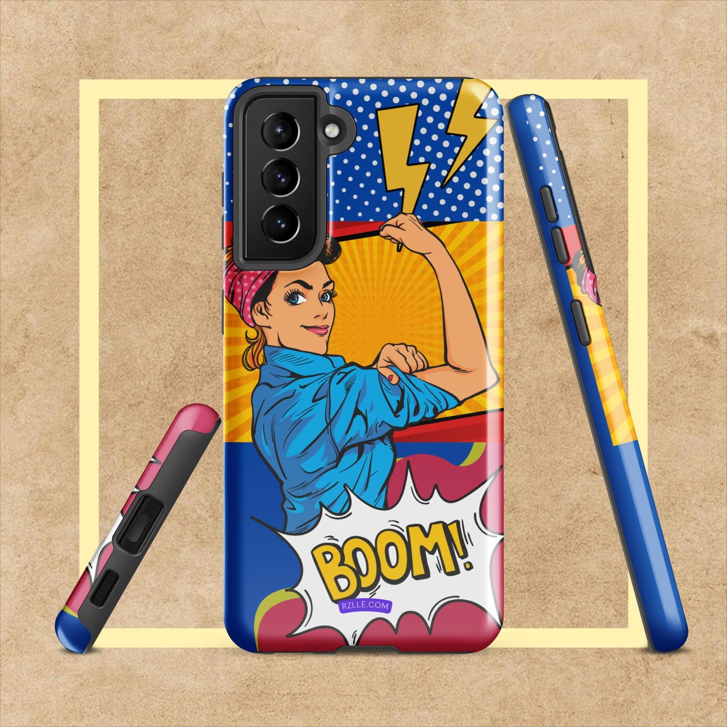 Pop Art Strong Woman Tough case for Samsung®