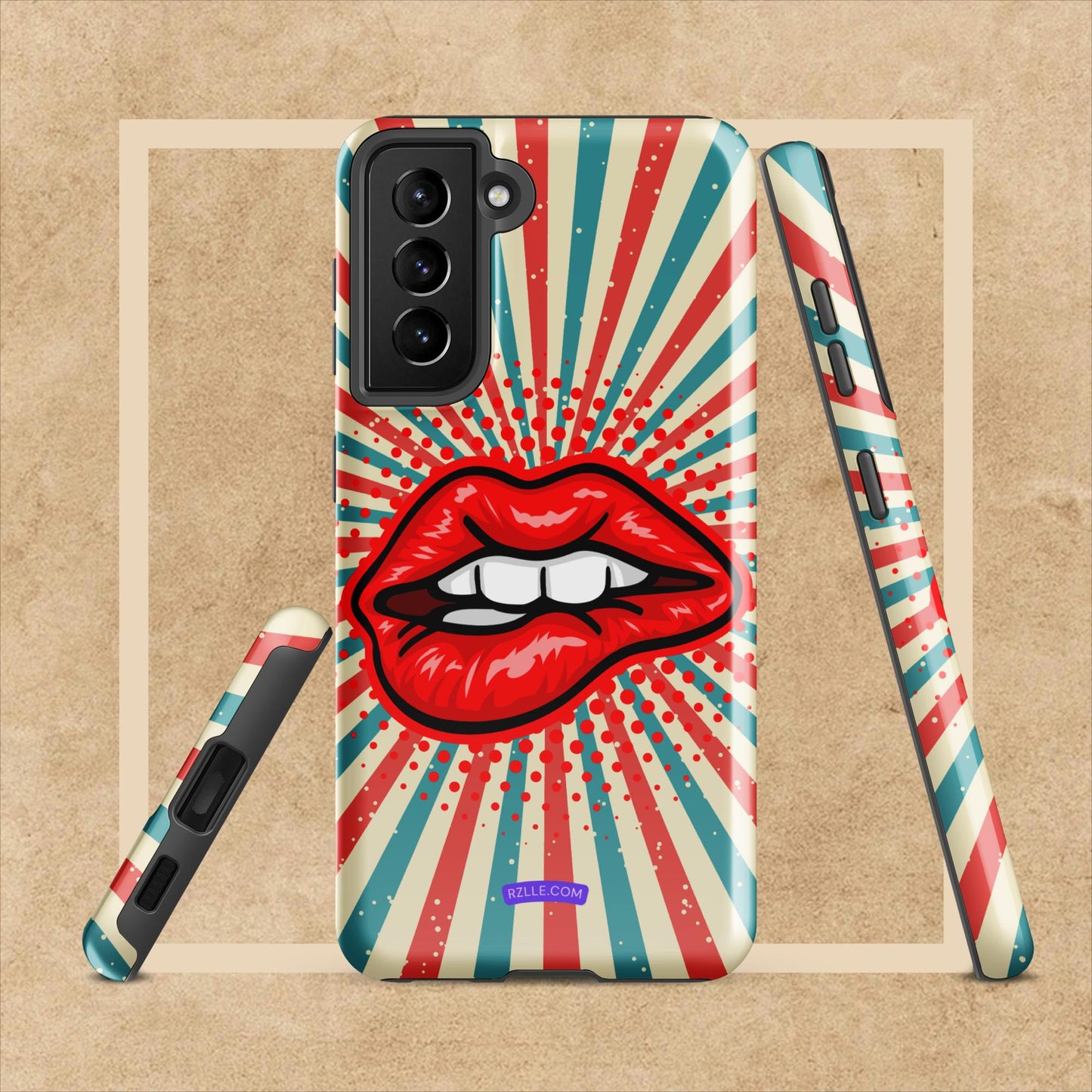 Pop Culture Art Lip Bite Tough case for Samsung®