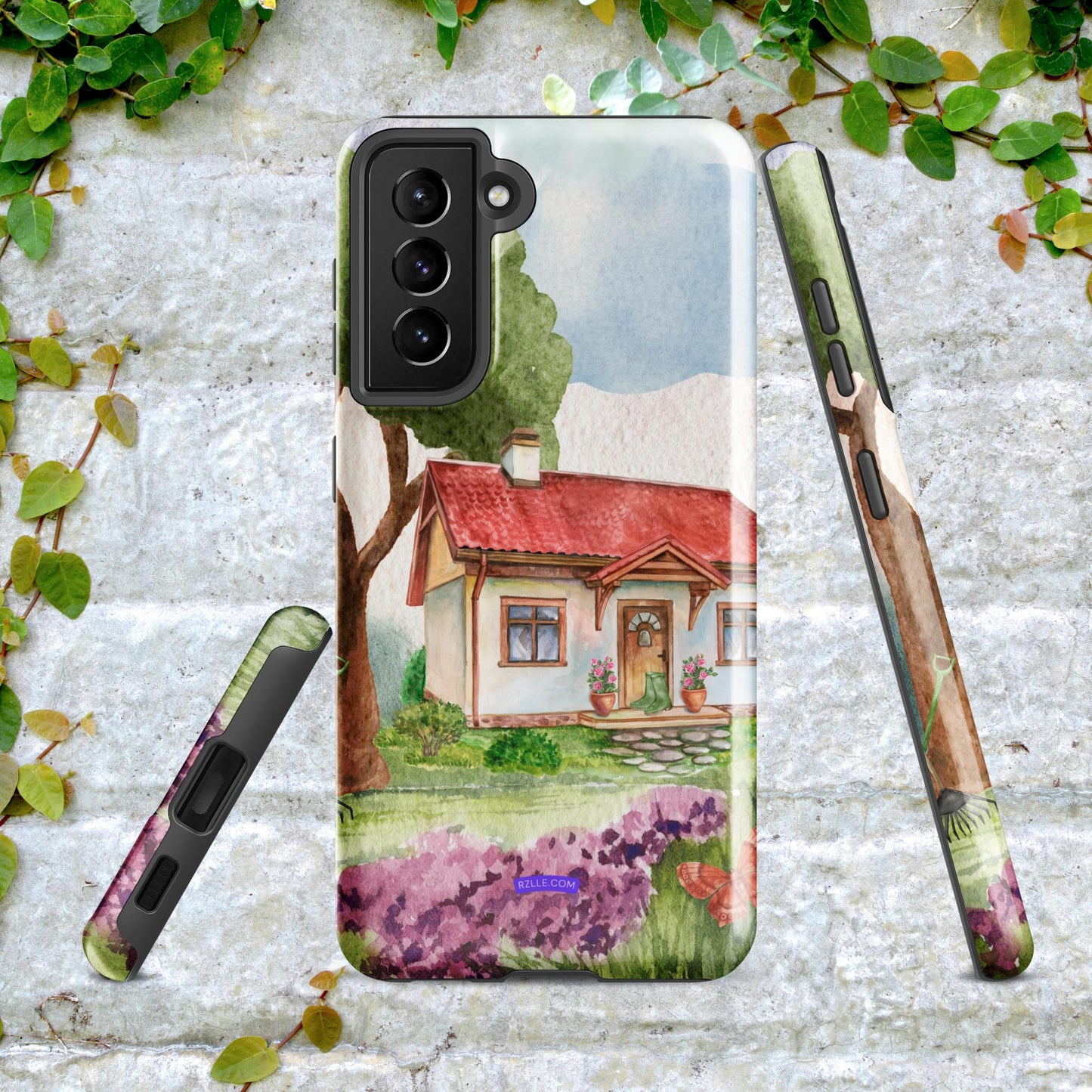 House Painting In Watercolor Tough case for Samsung®