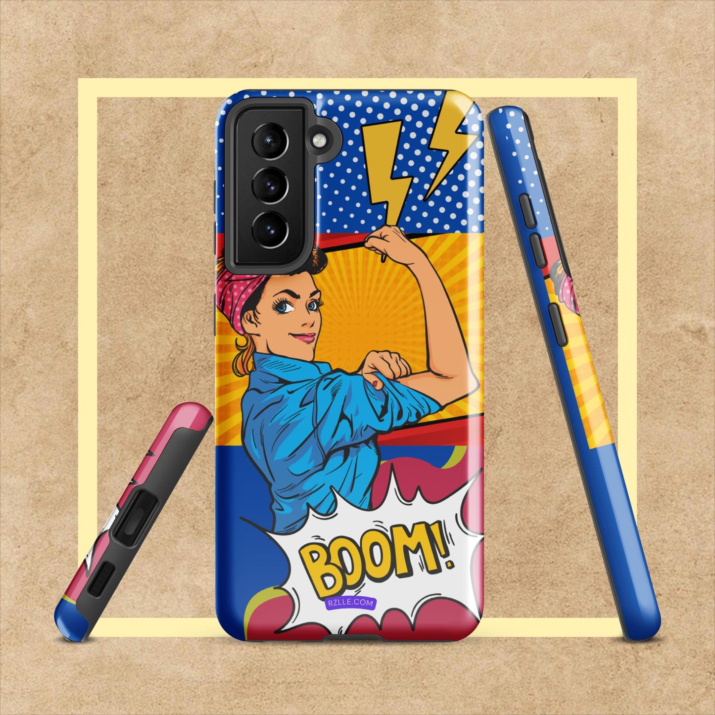 Pop Art Strong Woman Tough case for Samsung®