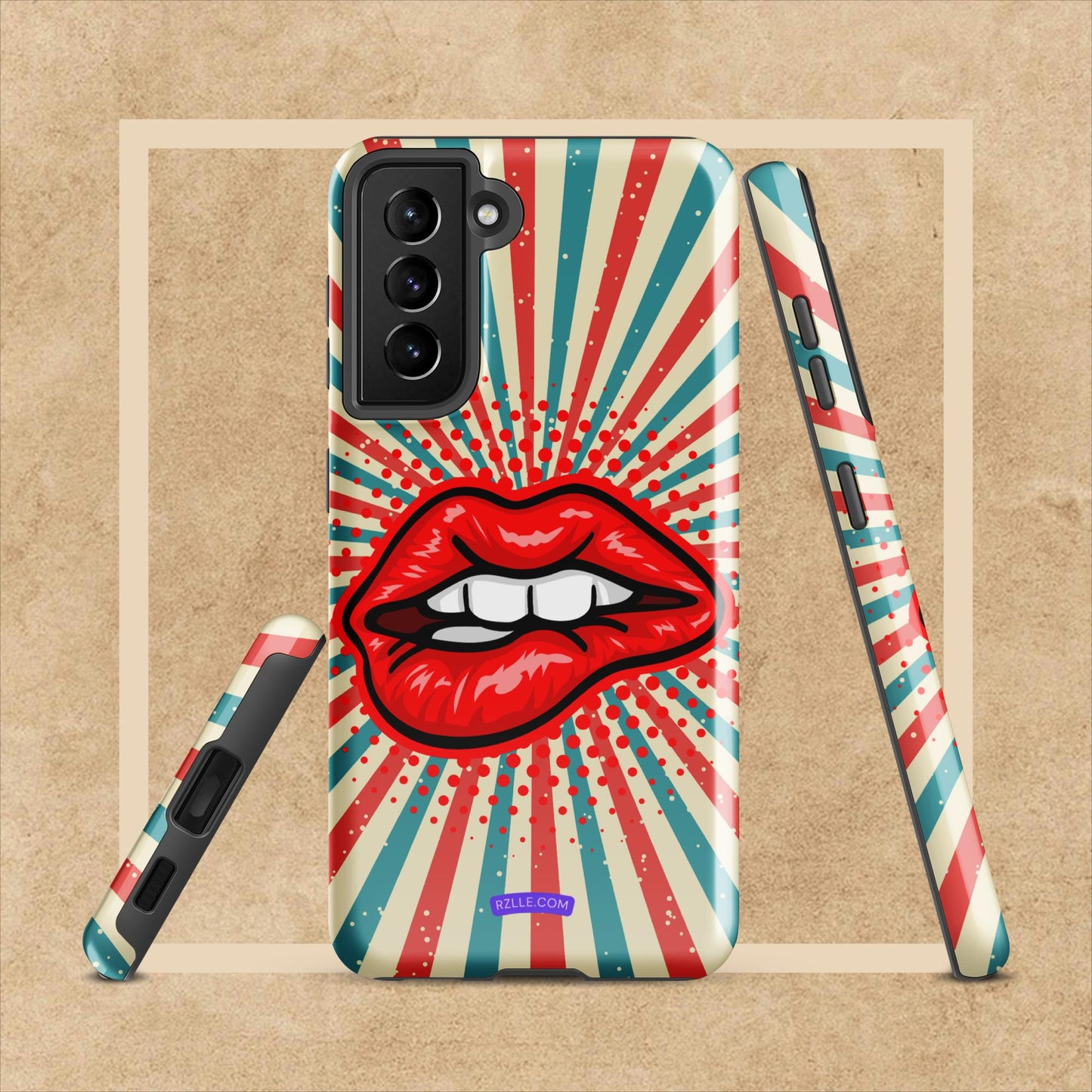 Pop Culture Art Lip Bite Tough case for Samsung®