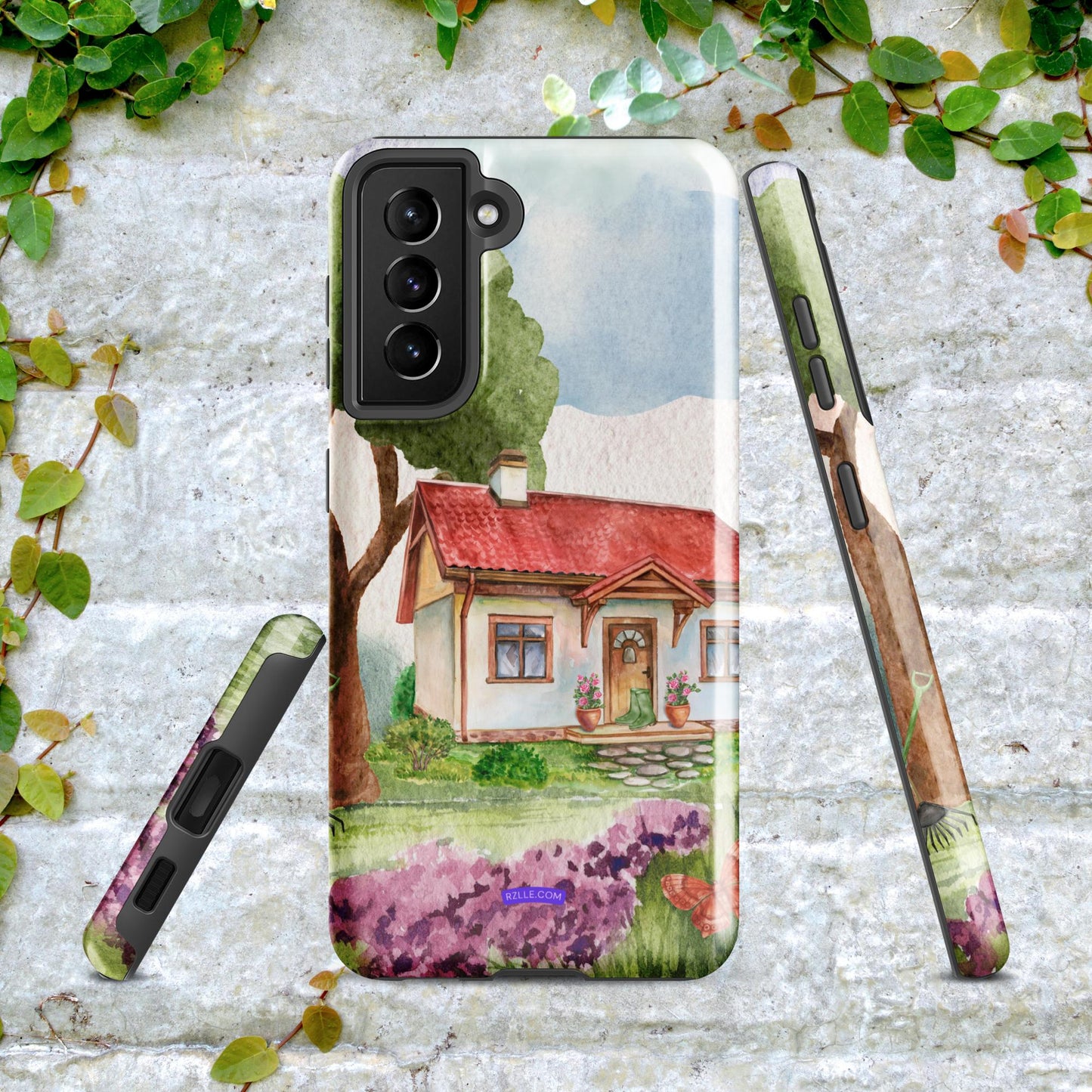 House Painting In Watercolor Tough case for Samsung®