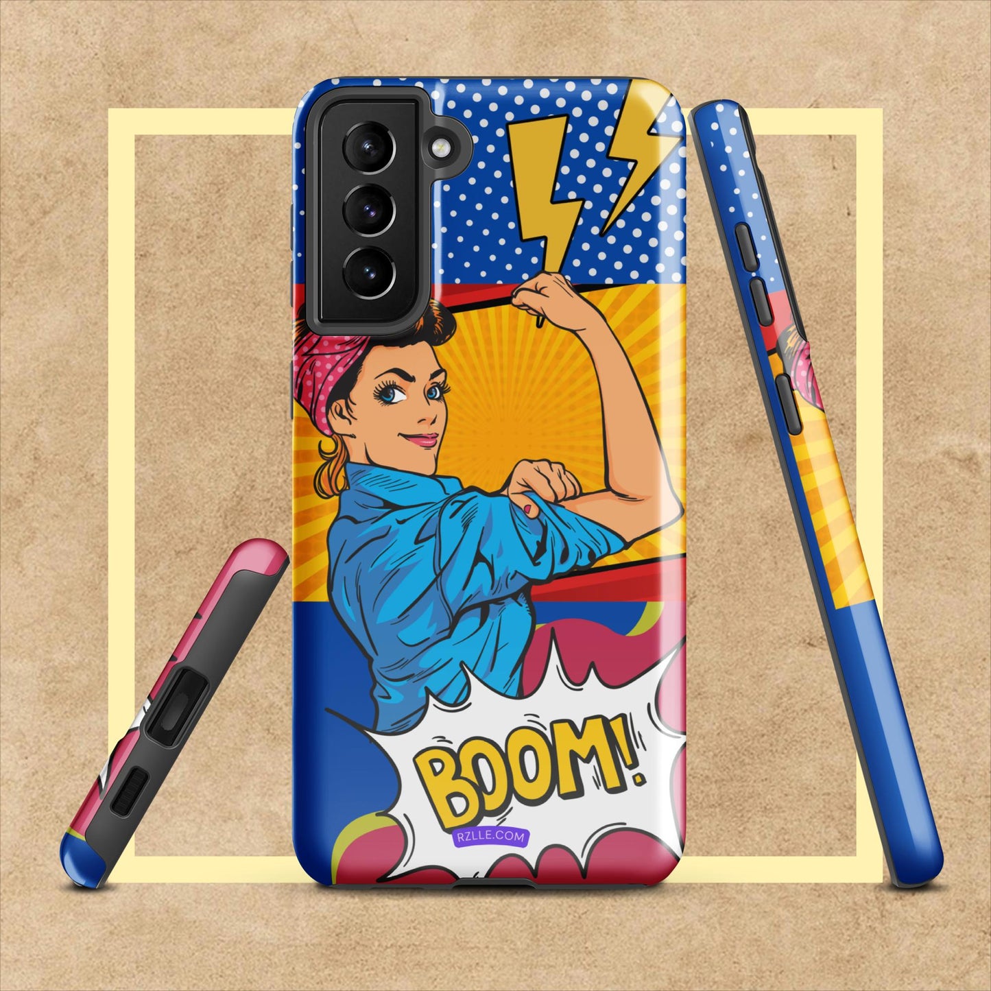 Pop Art Strong Woman Tough case for Samsung®