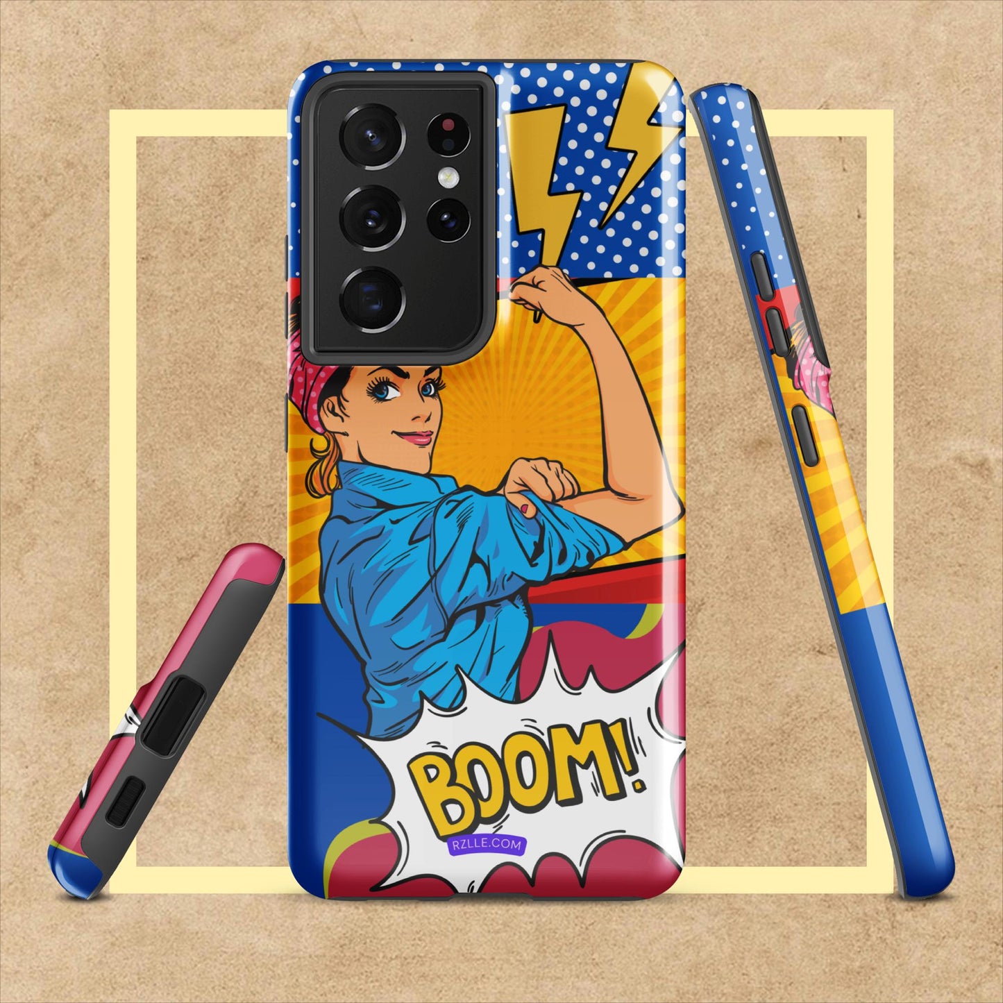 Pop Art Strong Woman Tough case for Samsung®