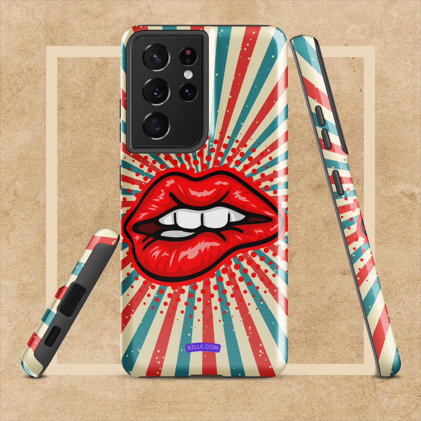 Pop Culture Art Lip Bite Tough case for Samsung®