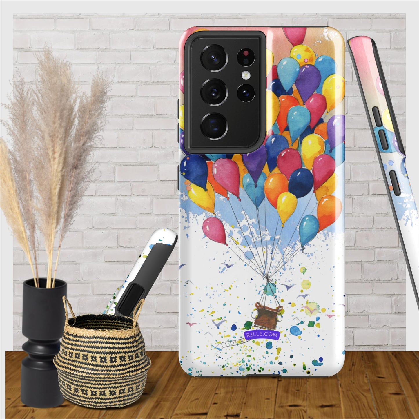 Colorful Balloons In Watercolor Samsung® Galaxy Clear Phone