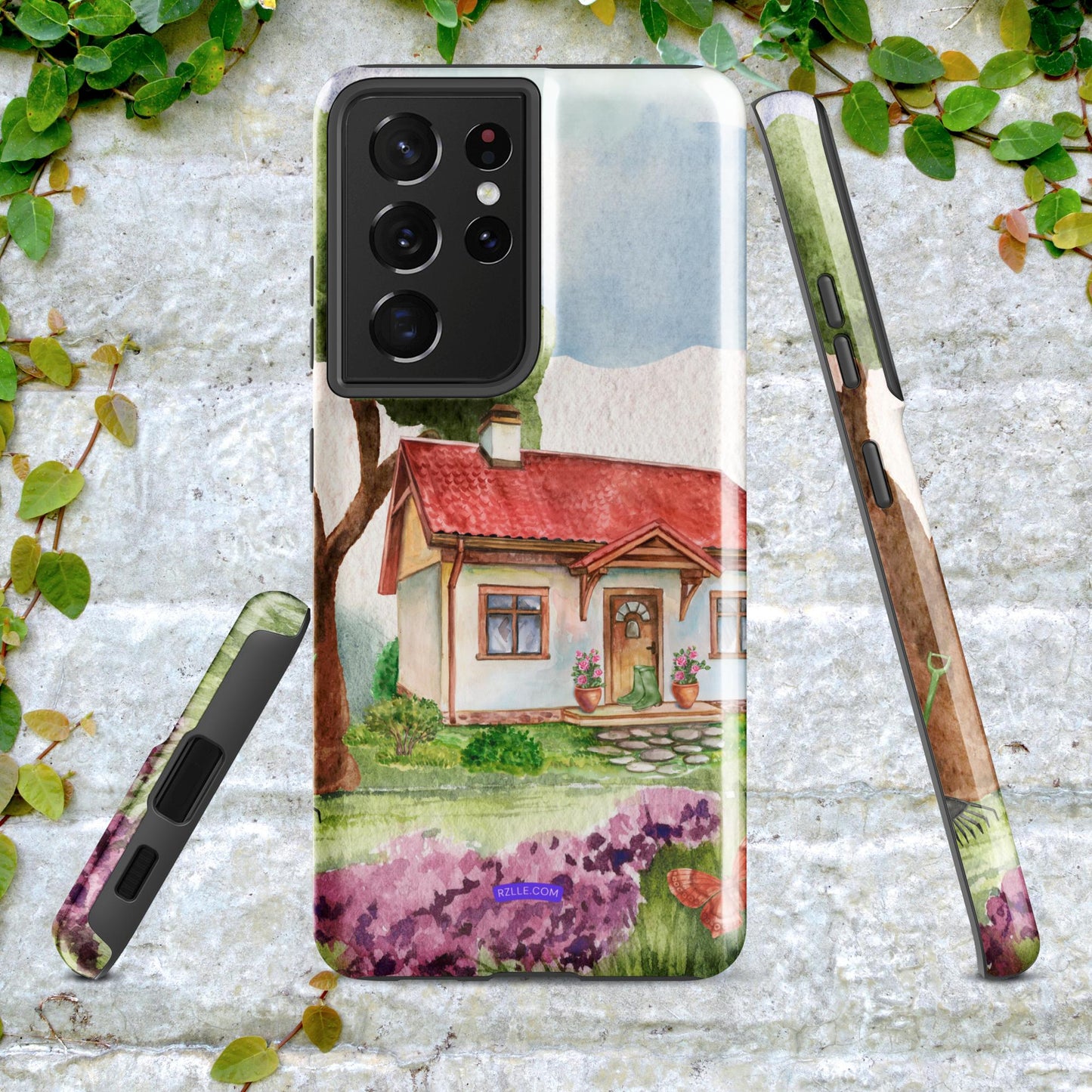 House Painting In Watercolor Tough case for Samsung®