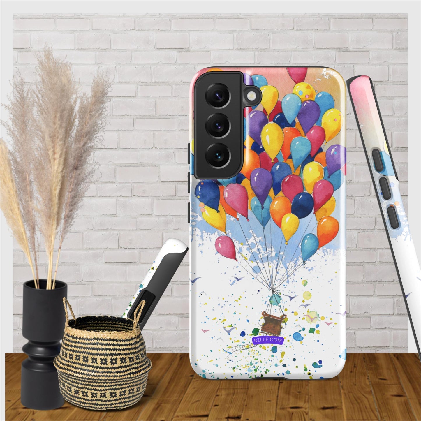 Colorful Balloons In Watercolor Samsung® Galaxy Clear Phone