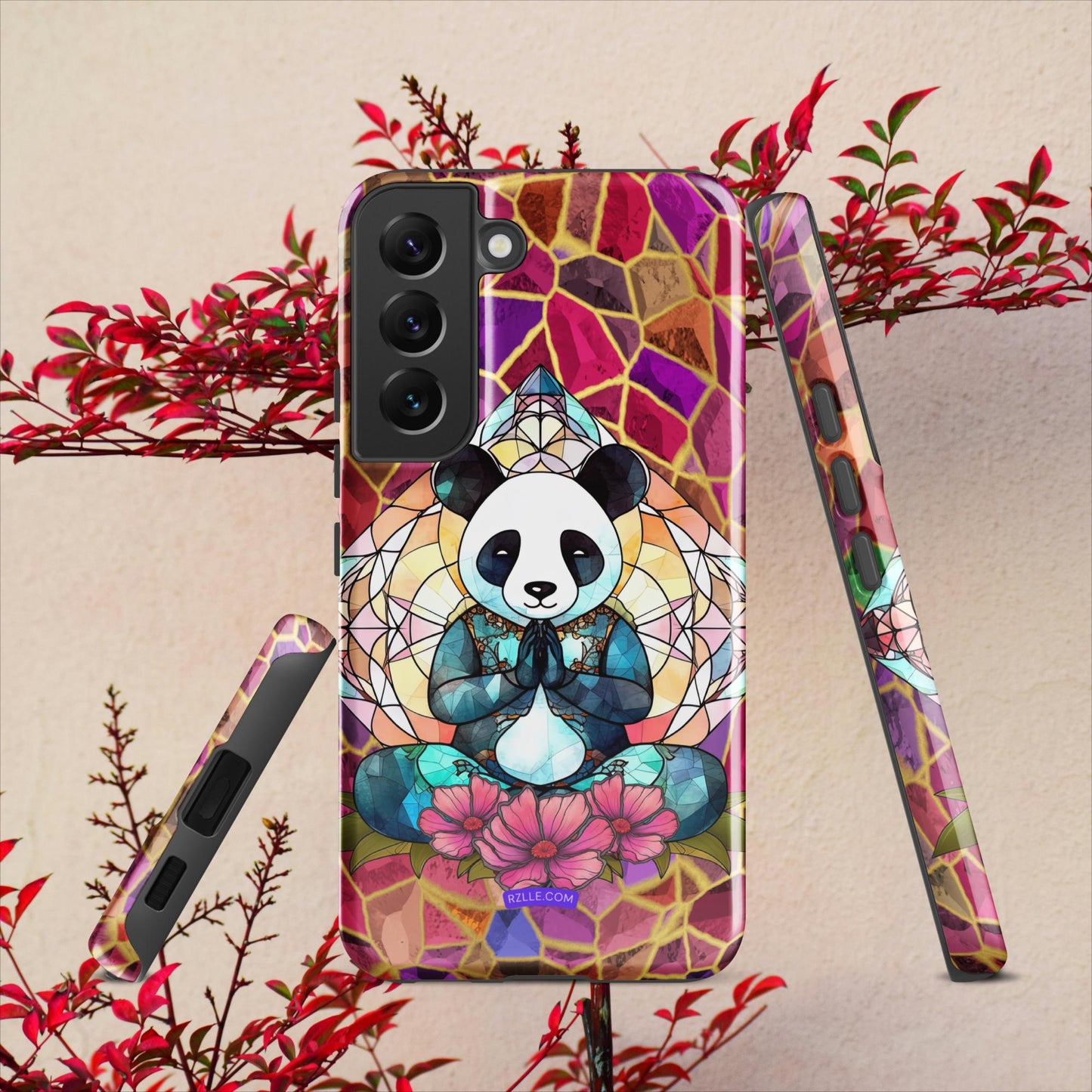 Stained Glass Zen Panda Tough case for Samsung®