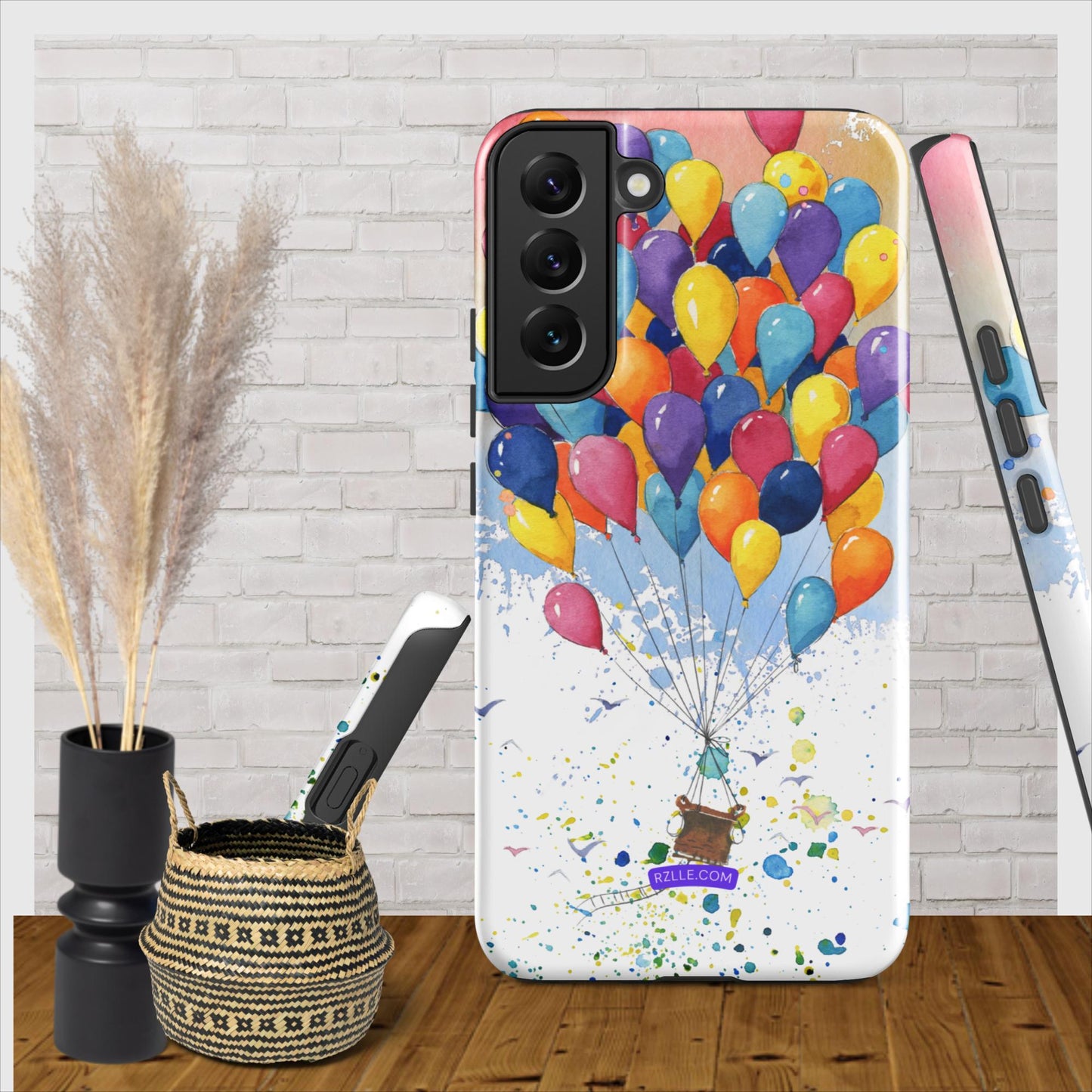 Colorful Balloons In Watercolor Samsung® Galaxy Clear Phone