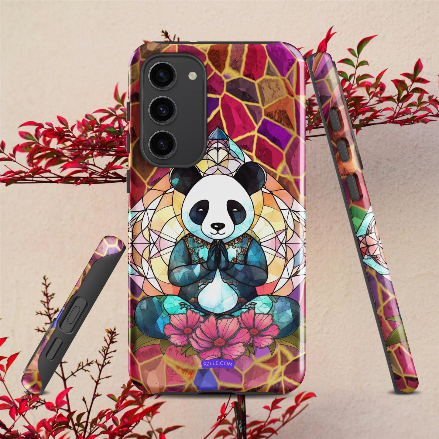 Stained Glass Zen Panda Tough case for Samsung®