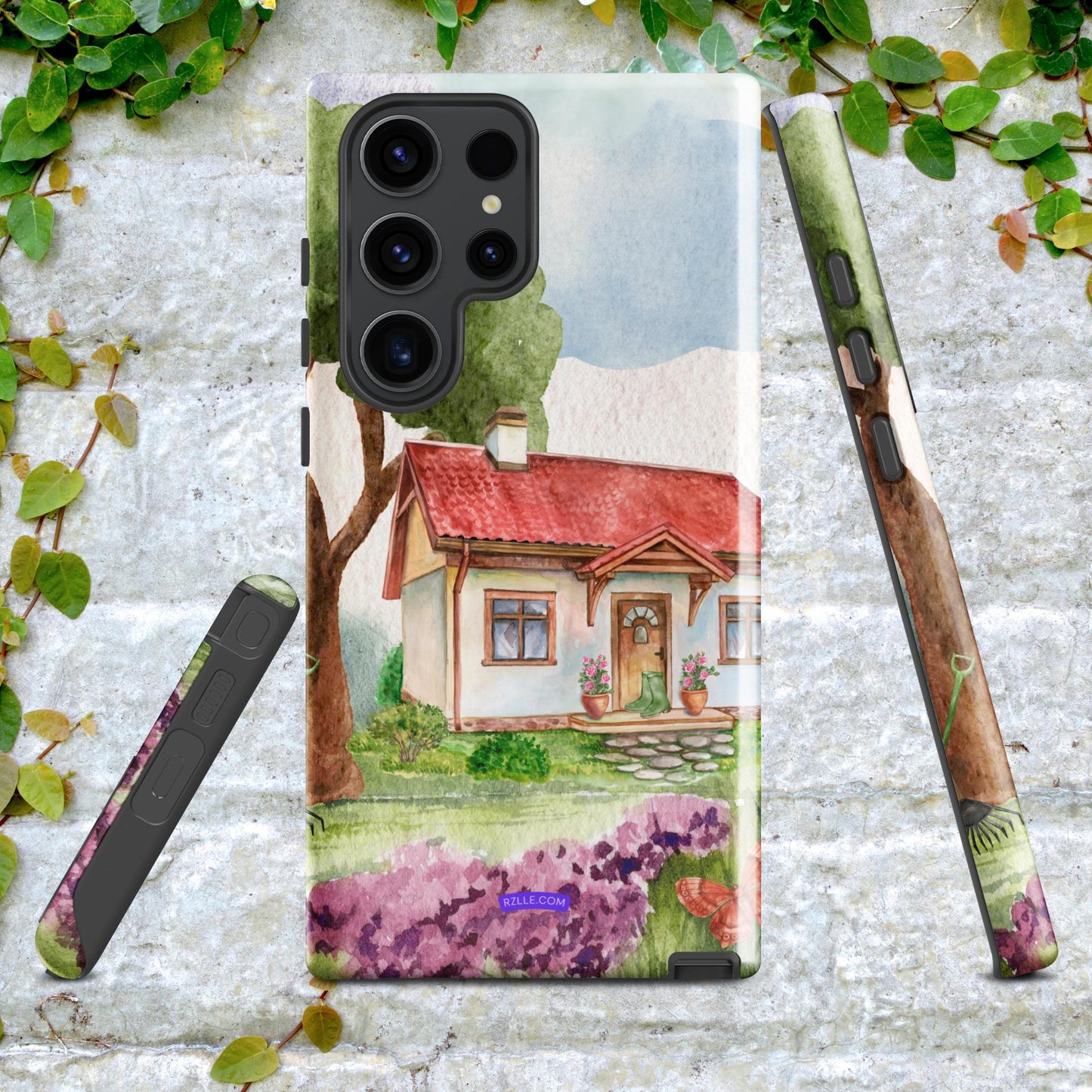 House Painting In Watercolor Tough case for Samsung®