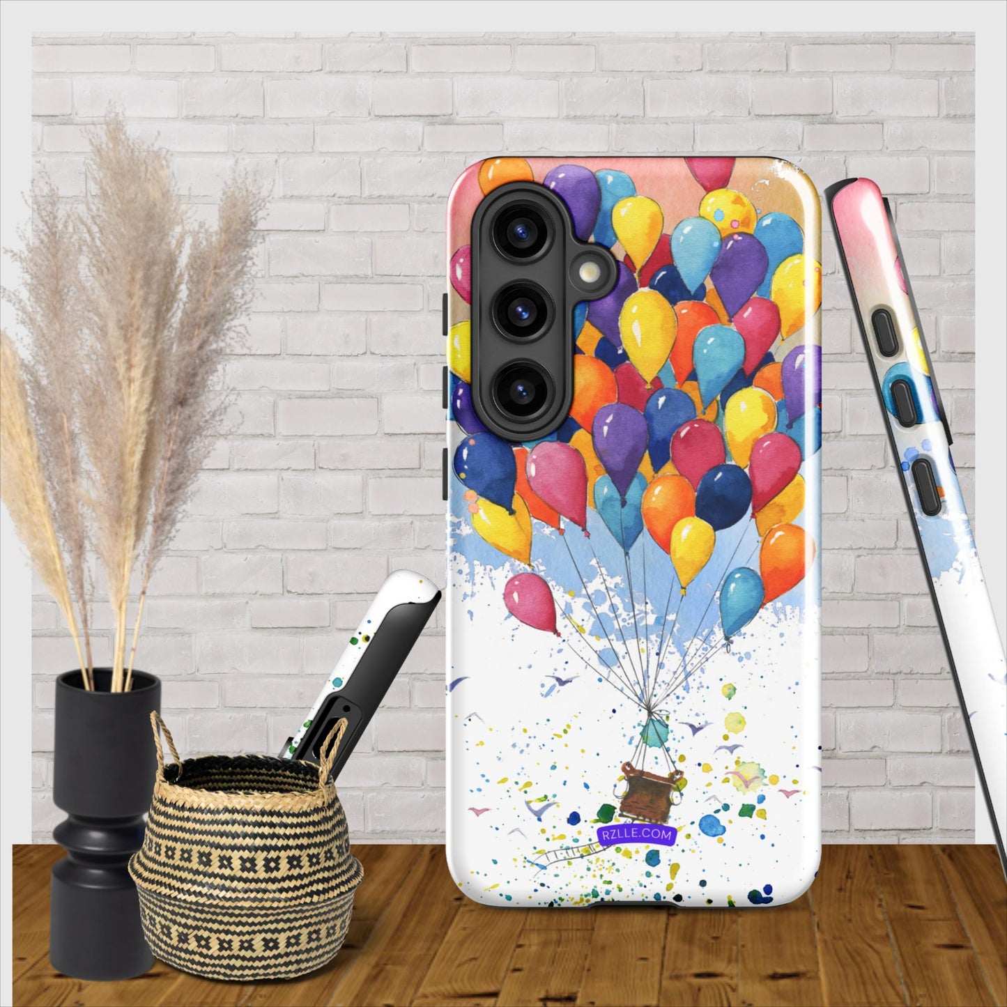 Colorful Balloons In Watercolor Samsung® Galaxy Clear Phone