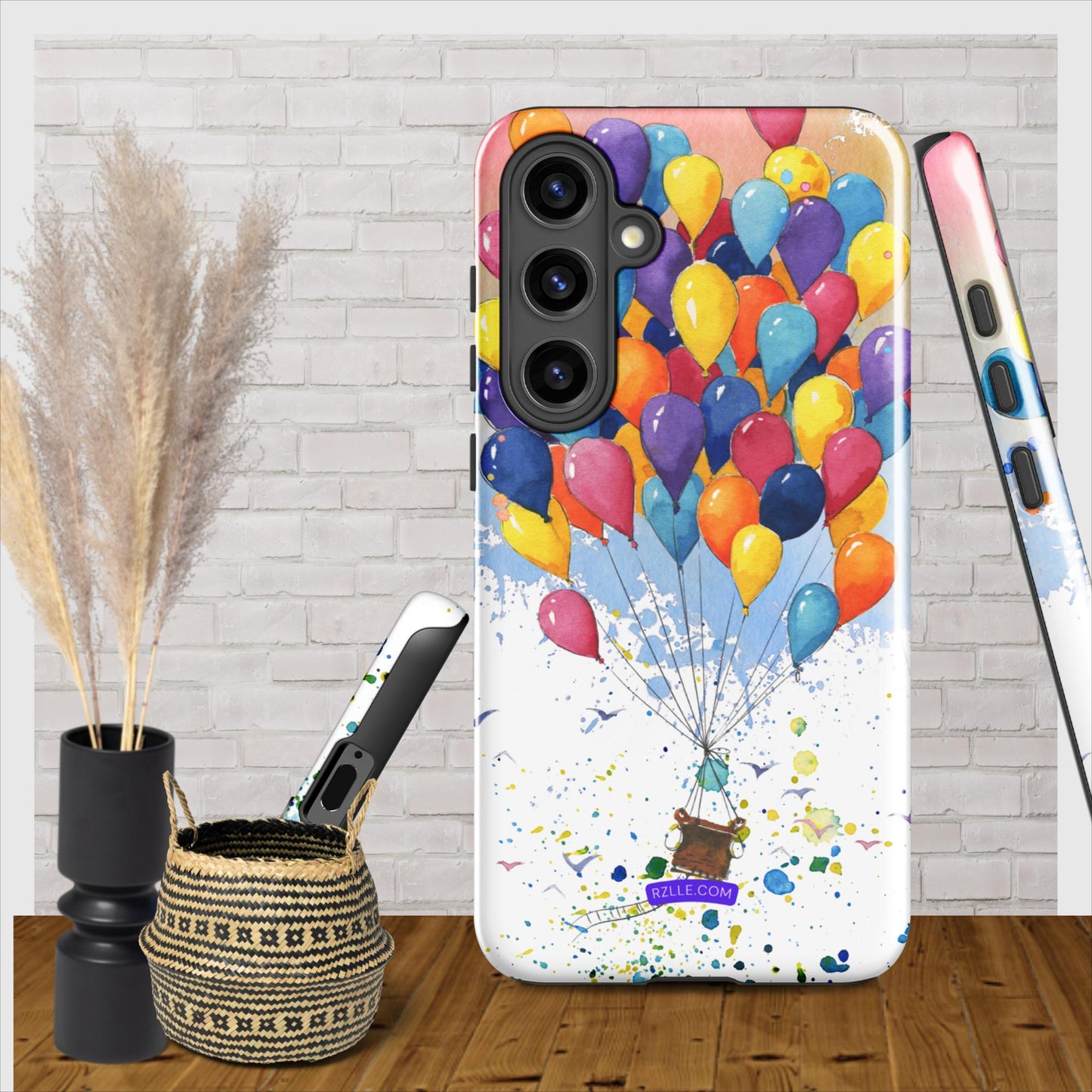 Colorful Balloons In Watercolor Samsung® Galaxy Clear Phone