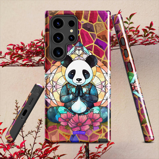 Stained Glass Zen Panda Tough case for Samsung®