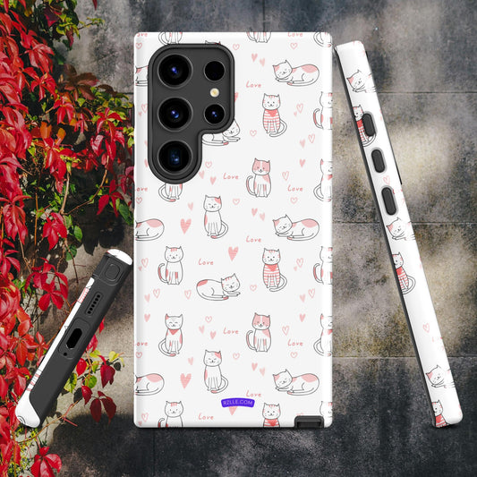 Cute Love Cats Tough case for Samsung®