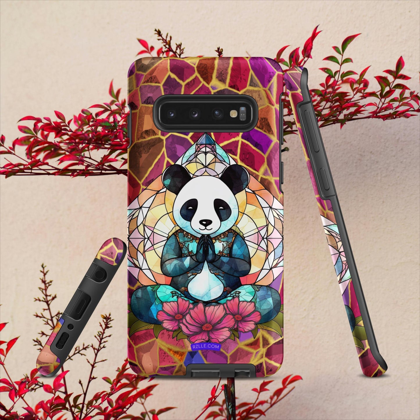 Stained Glass Zen Panda Tough case for Samsung®