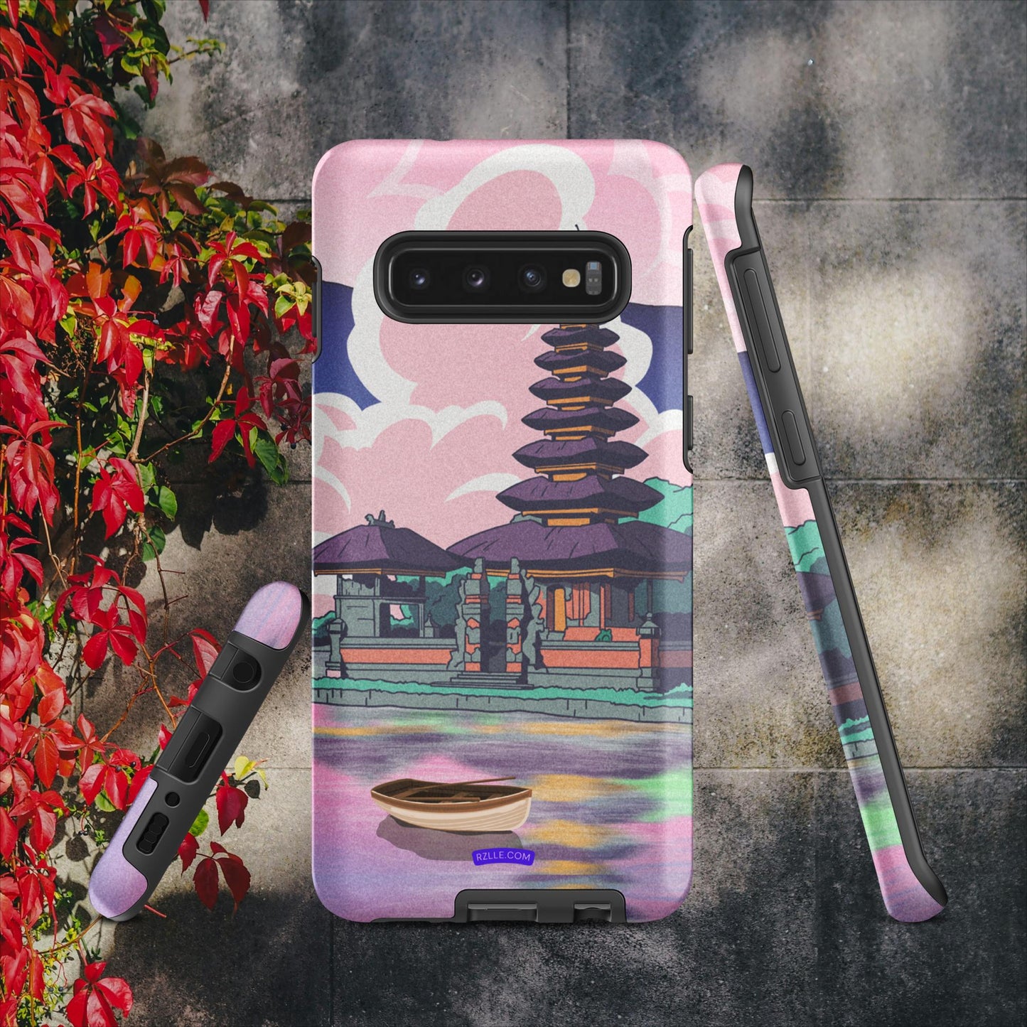 Japanese Temple In Watercolor Tough case for Samsung®