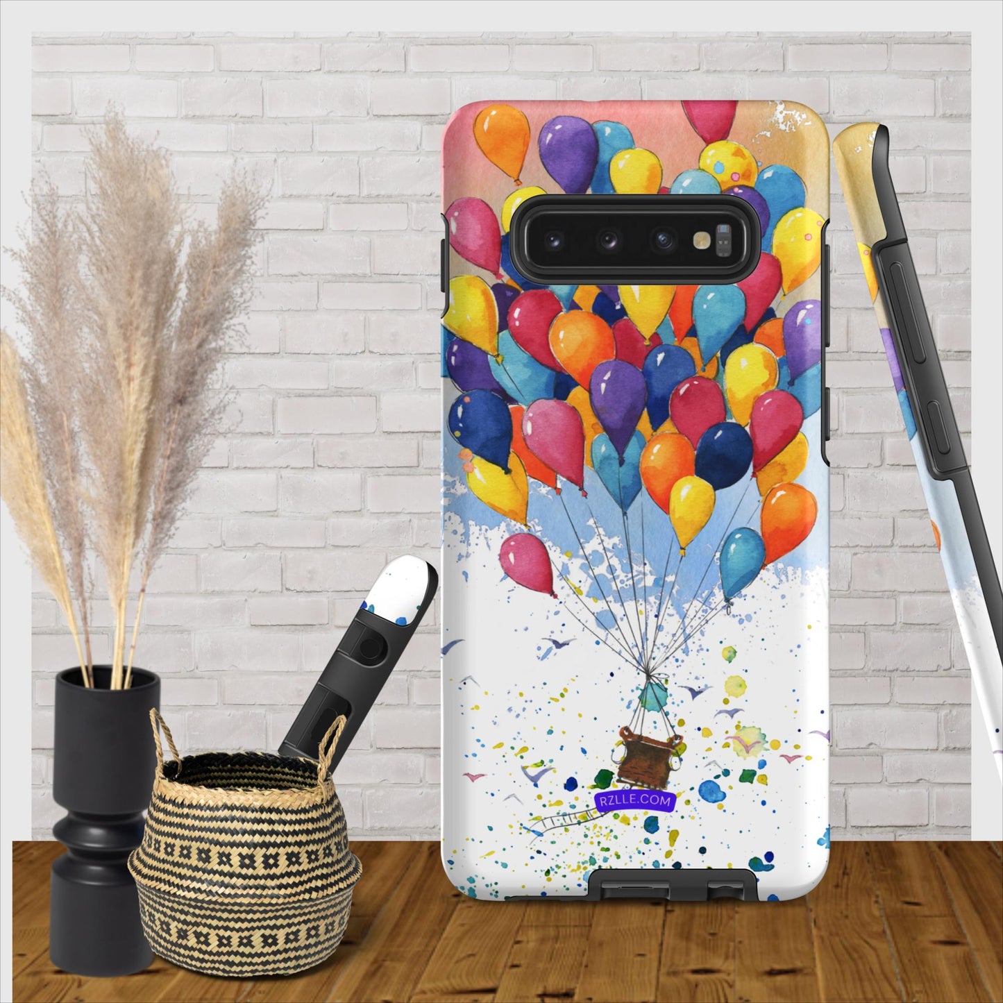 Colorful Balloons In Watercolor Samsung® Galaxy Clear Phone