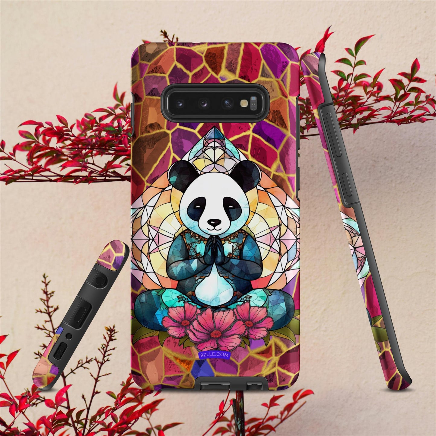 Stained Glass Zen Panda Tough case for Samsung®