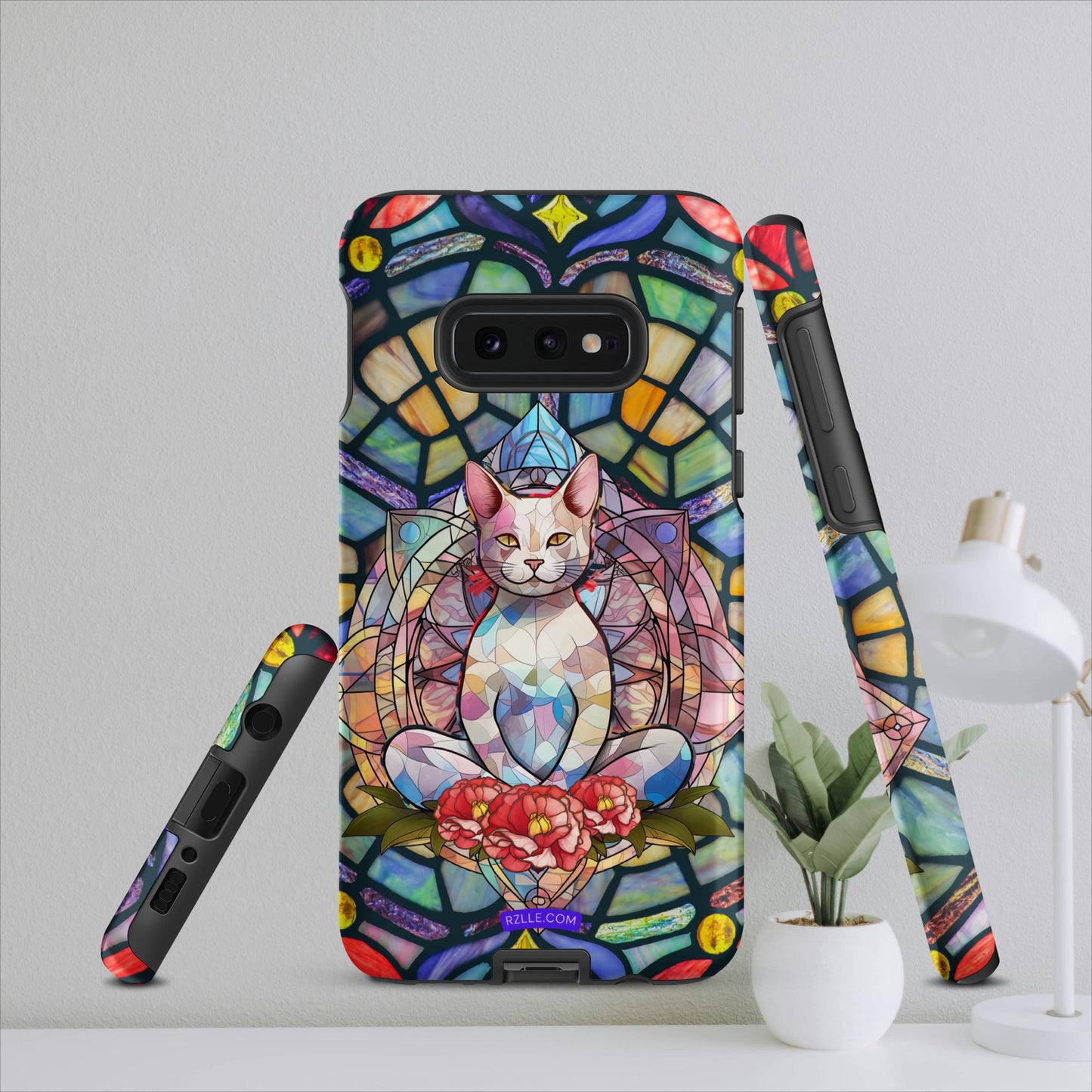 Stained Glass Zen Cat Tough case for Samsung®