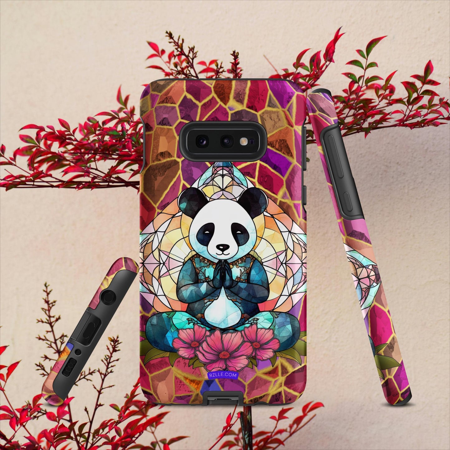 Stained Glass Zen Panda Tough case for Samsung®