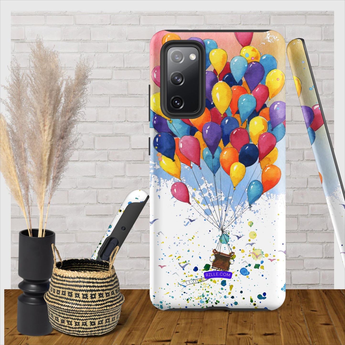 Colorful Balloons In Watercolor Samsung® Galaxy Clear Phone