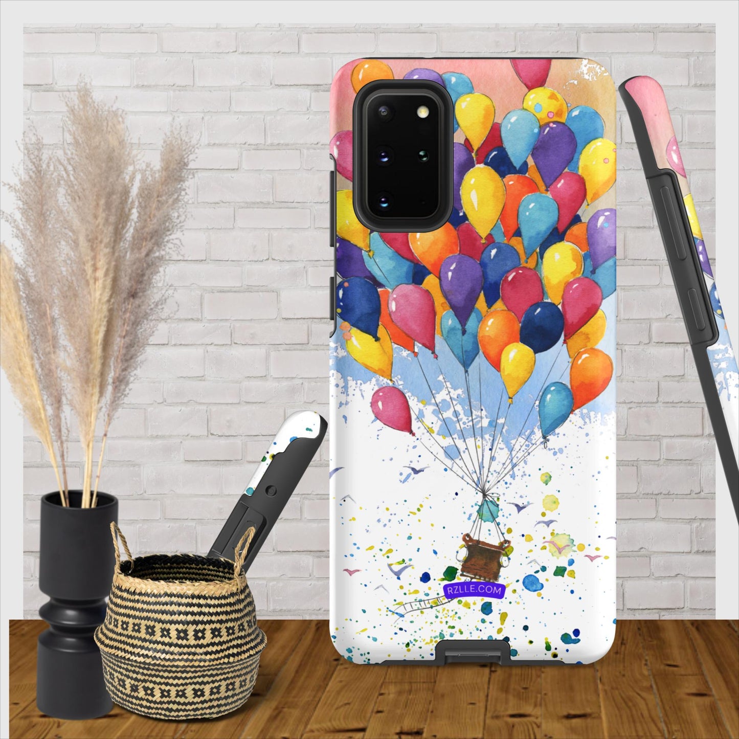 Colorful Balloons In Watercolor Samsung® Galaxy Clear Phone