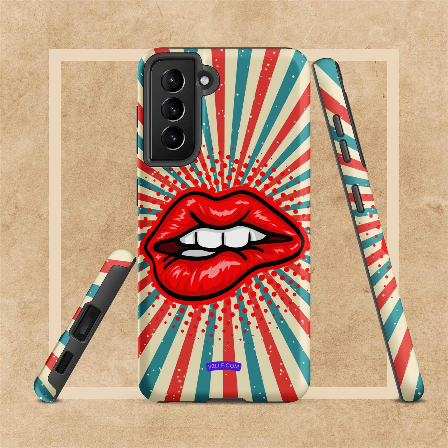 Pop Culture Art Lip Bite Tough case for Samsung®