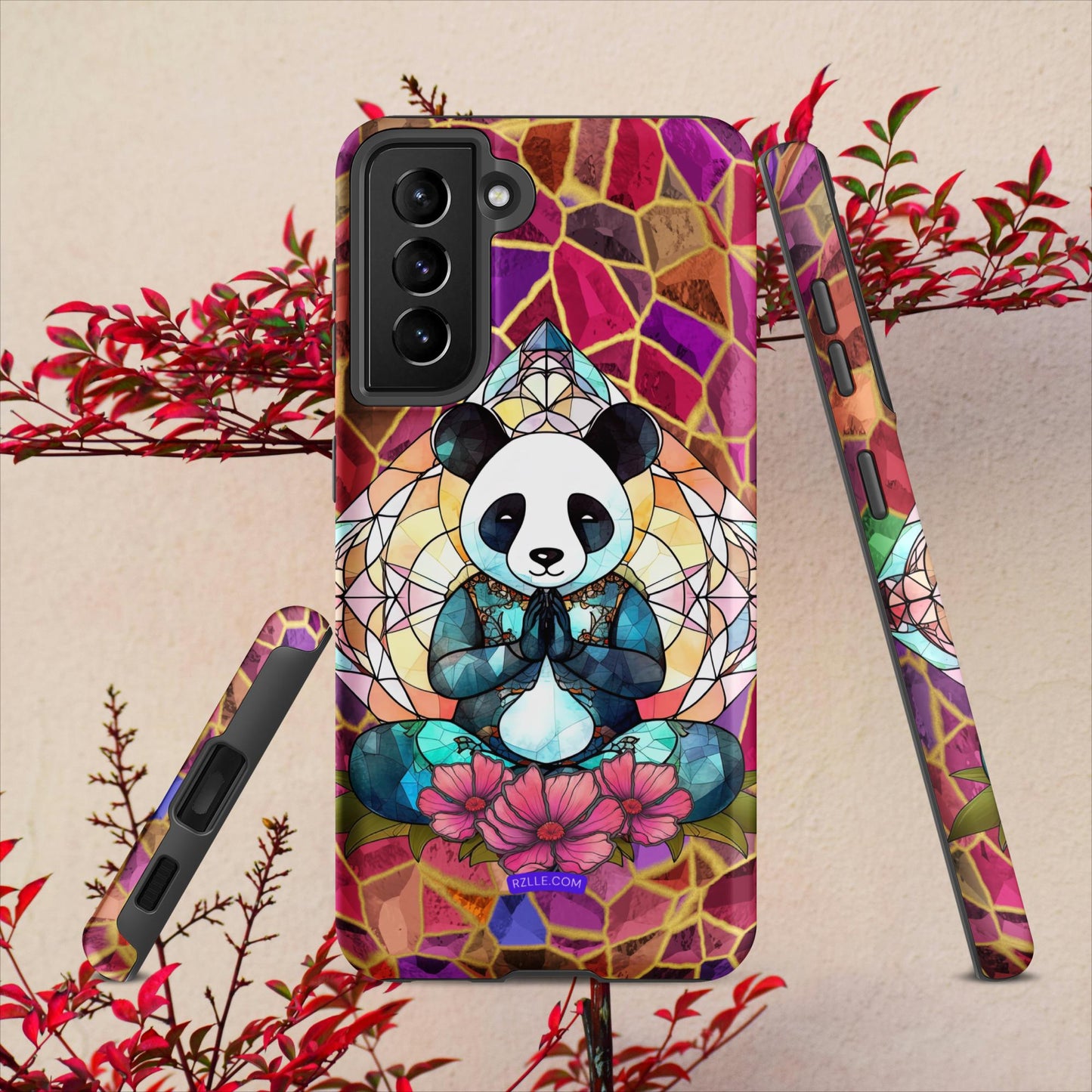 Stained Glass Zen Panda Tough case for Samsung®