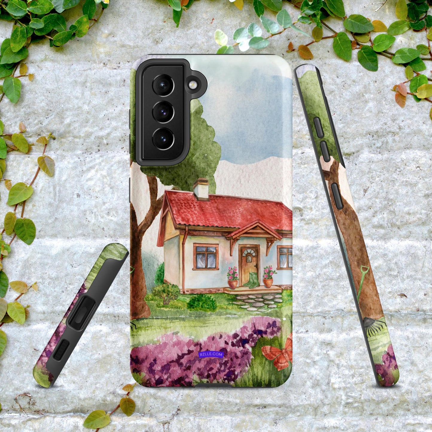 House Painting In Watercolor Tough case for Samsung®