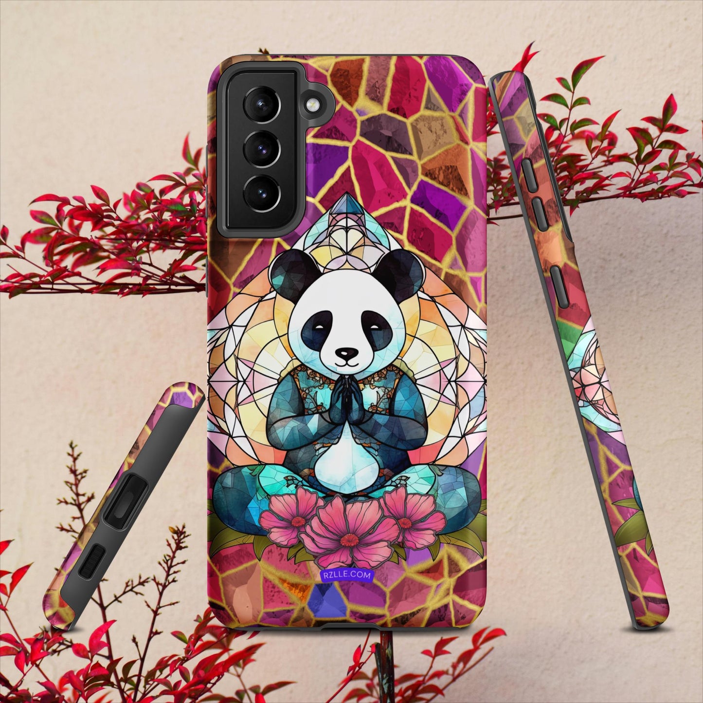 Stained Glass Zen Panda Tough case for Samsung®